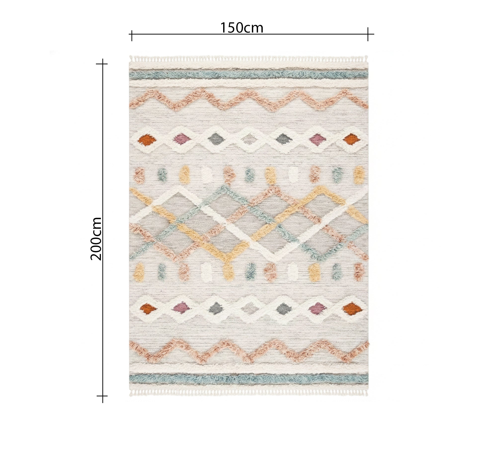 A rug in elegant pastel colors - Vitrine Furniture - Accessories