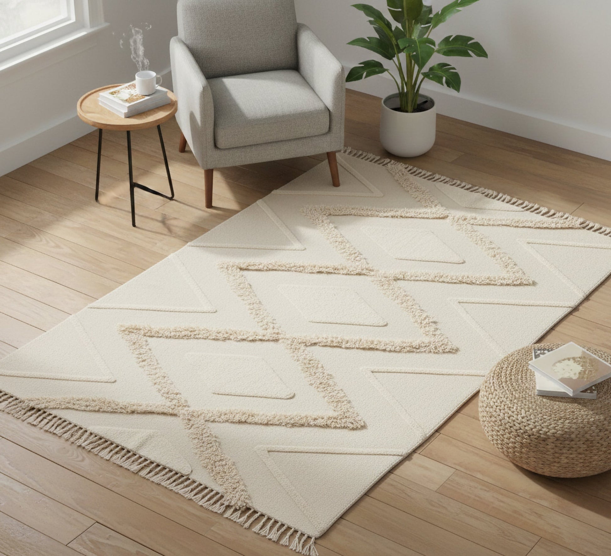 A rug with a character perfect for a bohemian atmosphere - Vitrine Furniture - Accessories