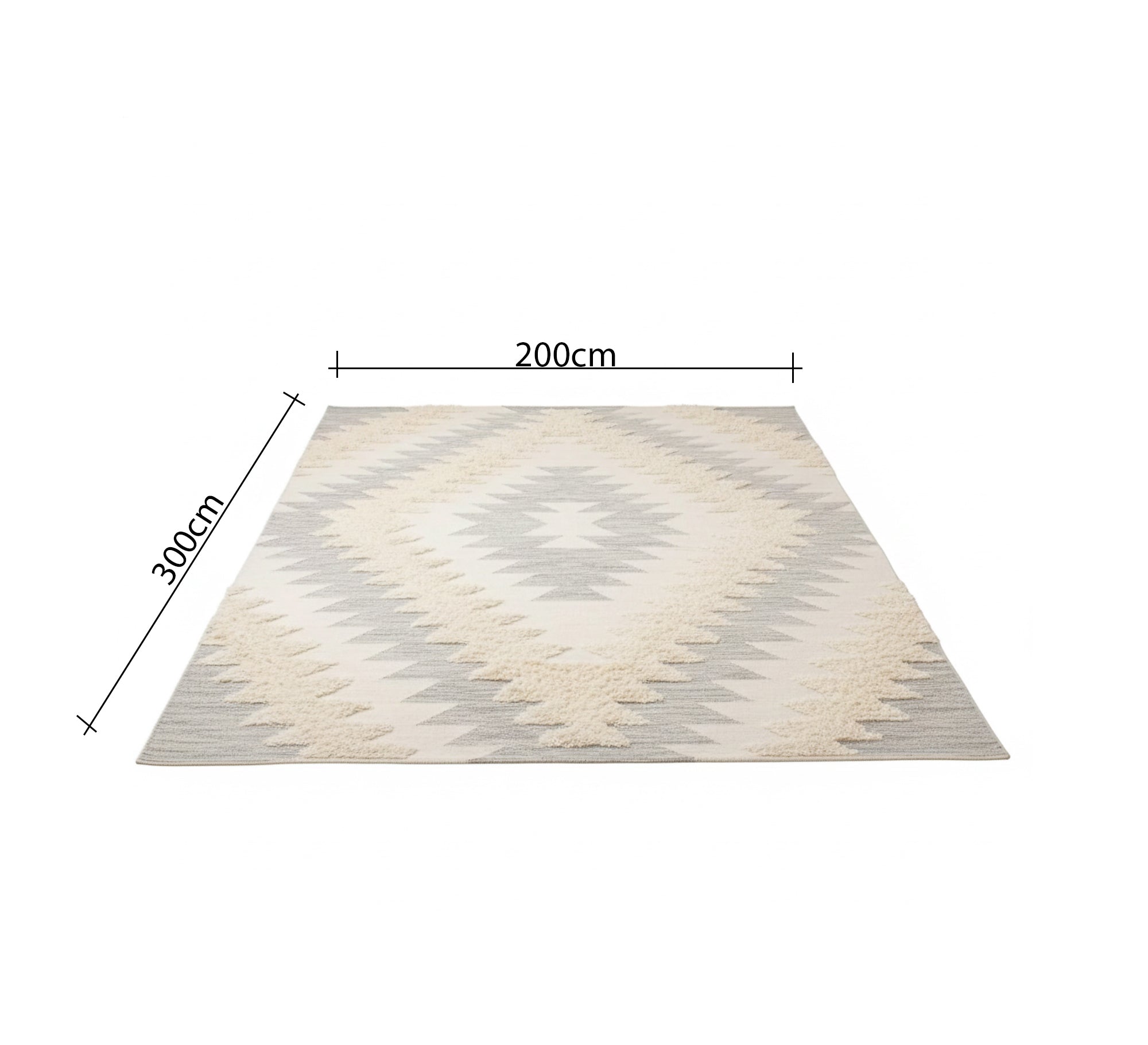 A rug with a distinctive, sharp visual pattern - Vitrine Furniture - Accessories