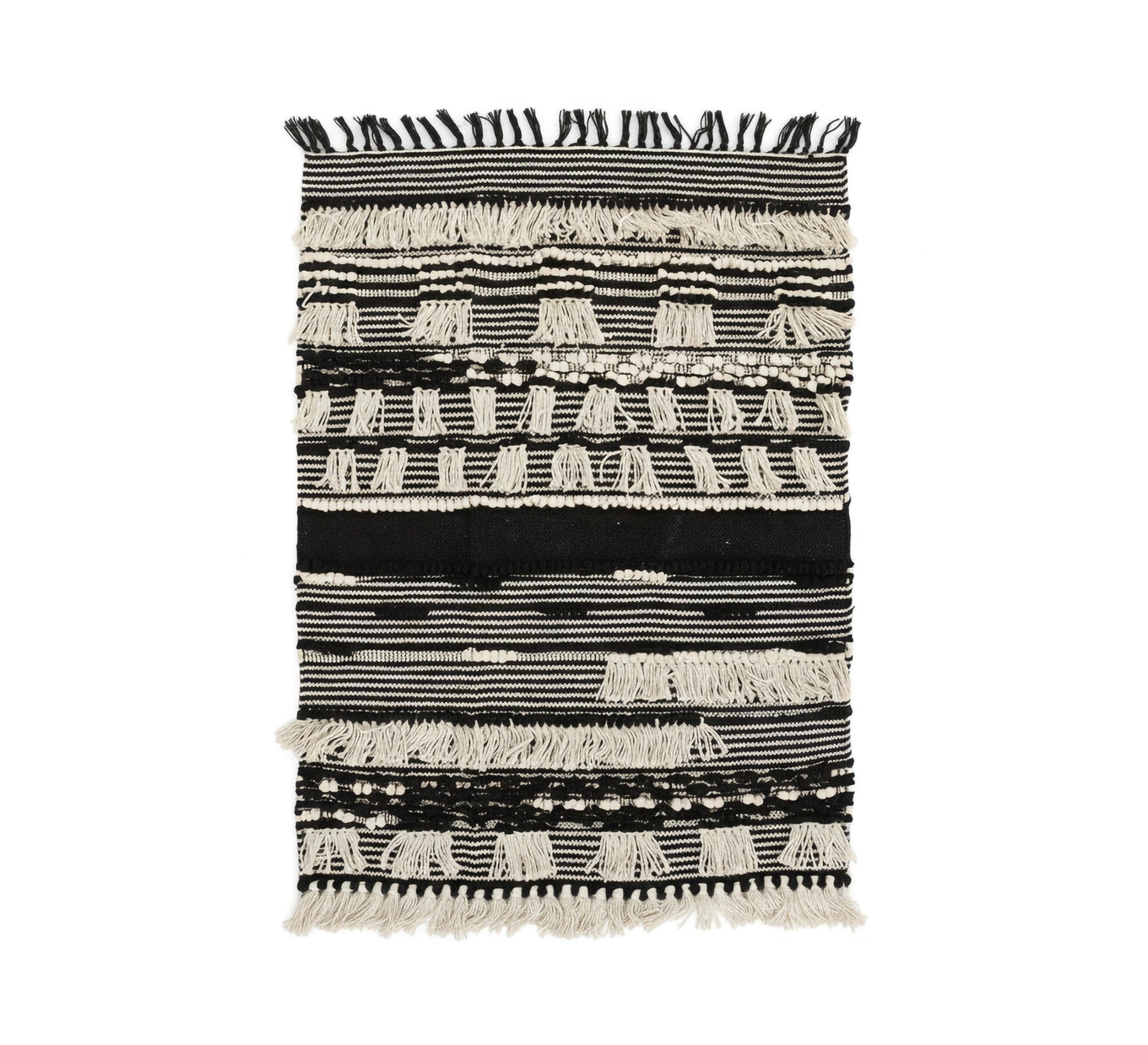 A rug with a rich design featuring woven and embossed patterns - Vitrine Furniture - Accessories