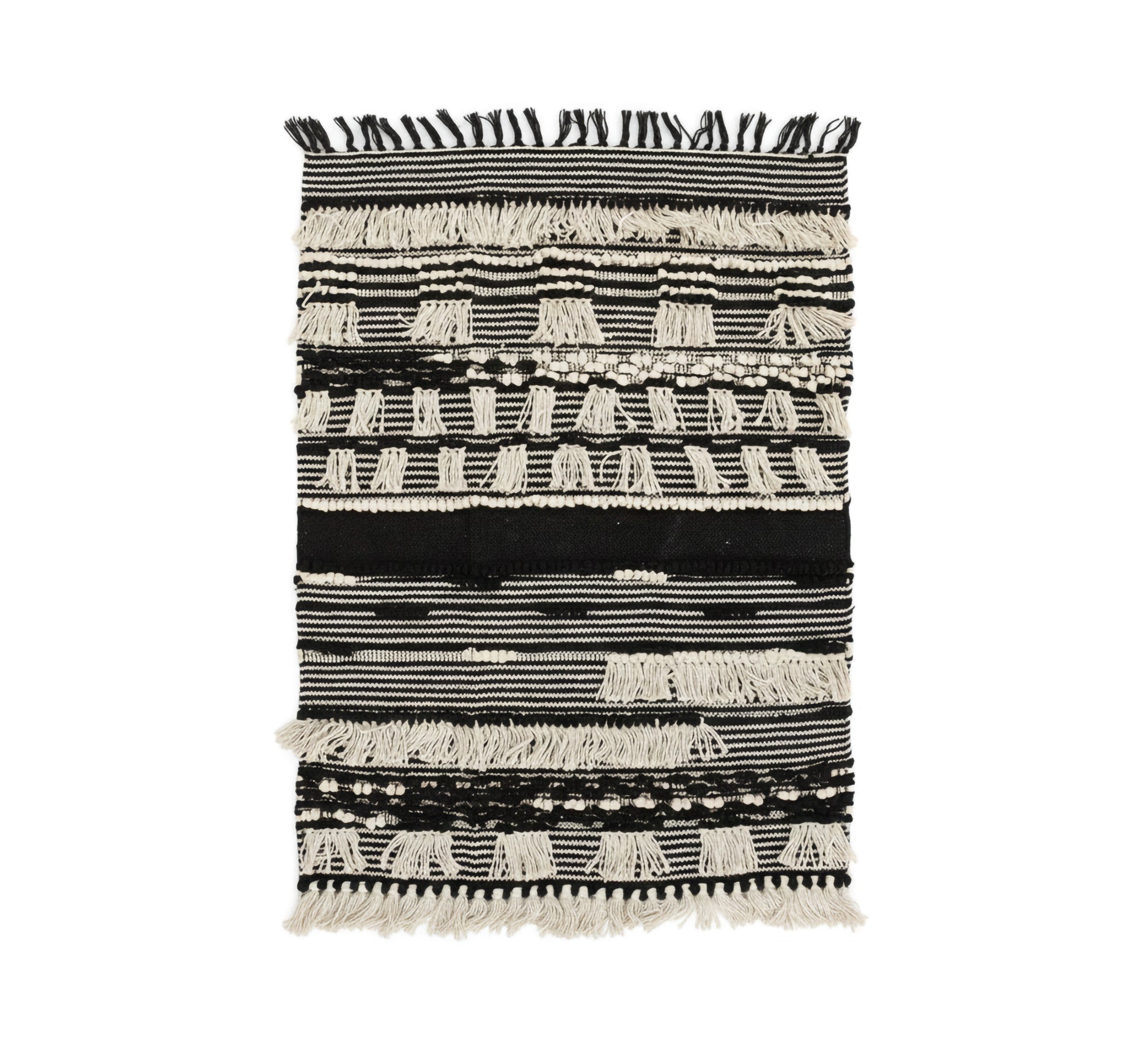 A rug with a rich design featuring woven and embossed patterns - Vitrine Furniture - Accessories