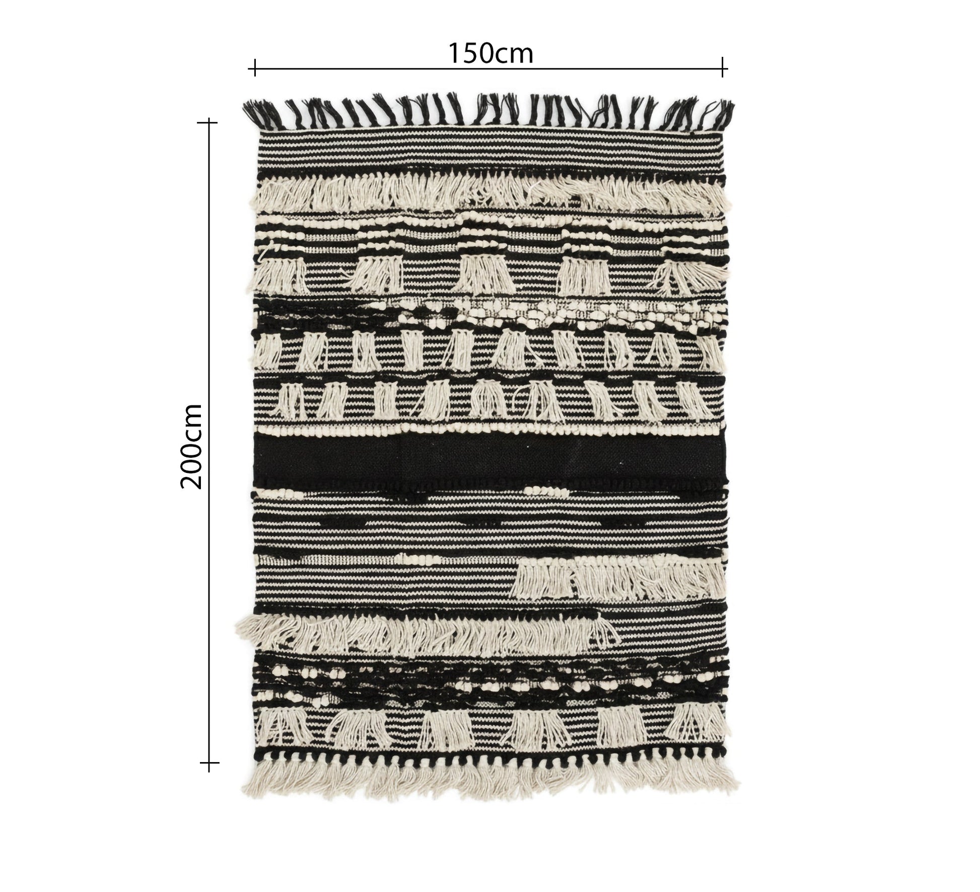 A rug with a rich design featuring woven and embossed patterns - Vitrine Furniture - Accessories