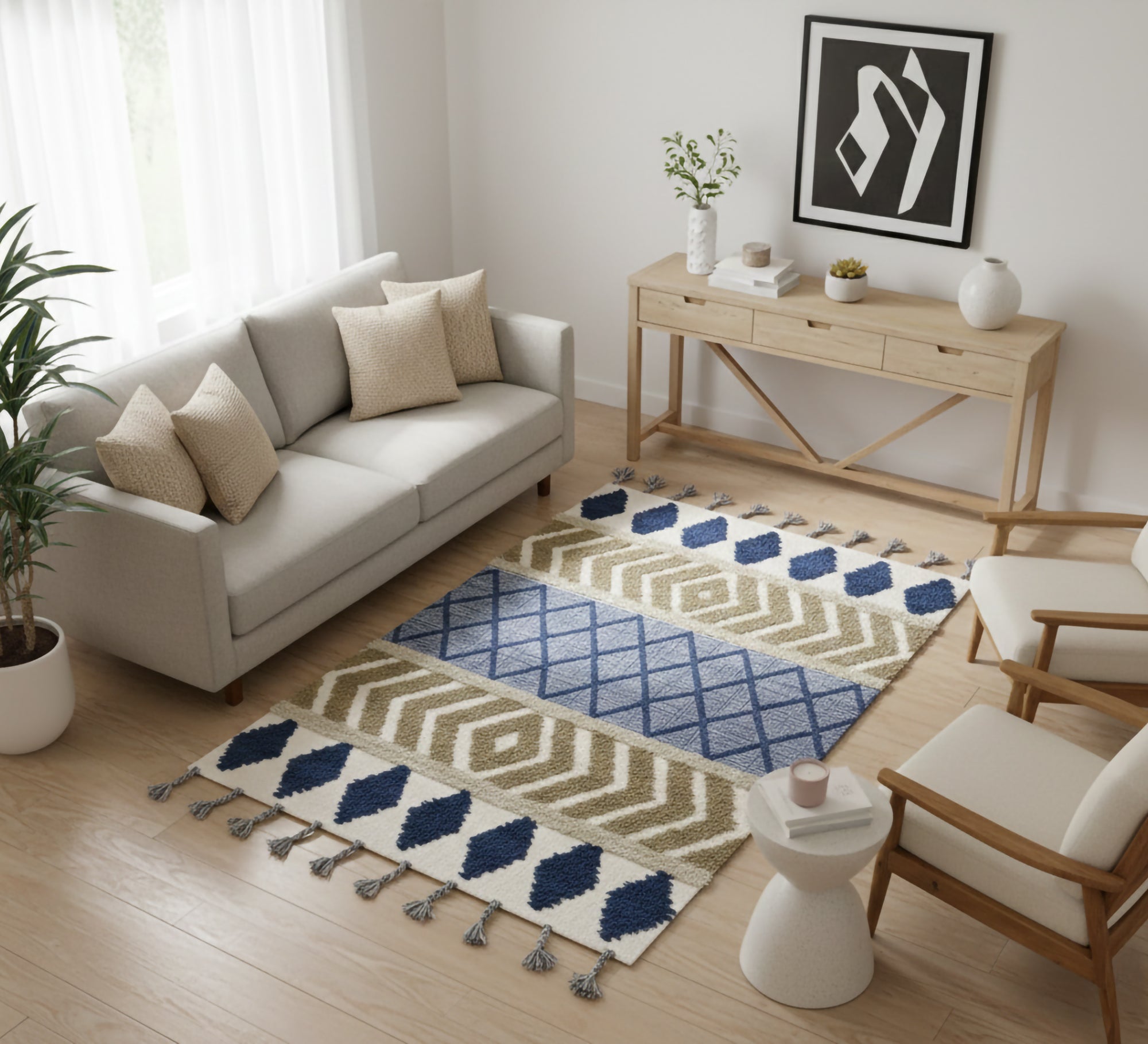 A rug with a vibrant look - Vitrine Furniture - Accessories