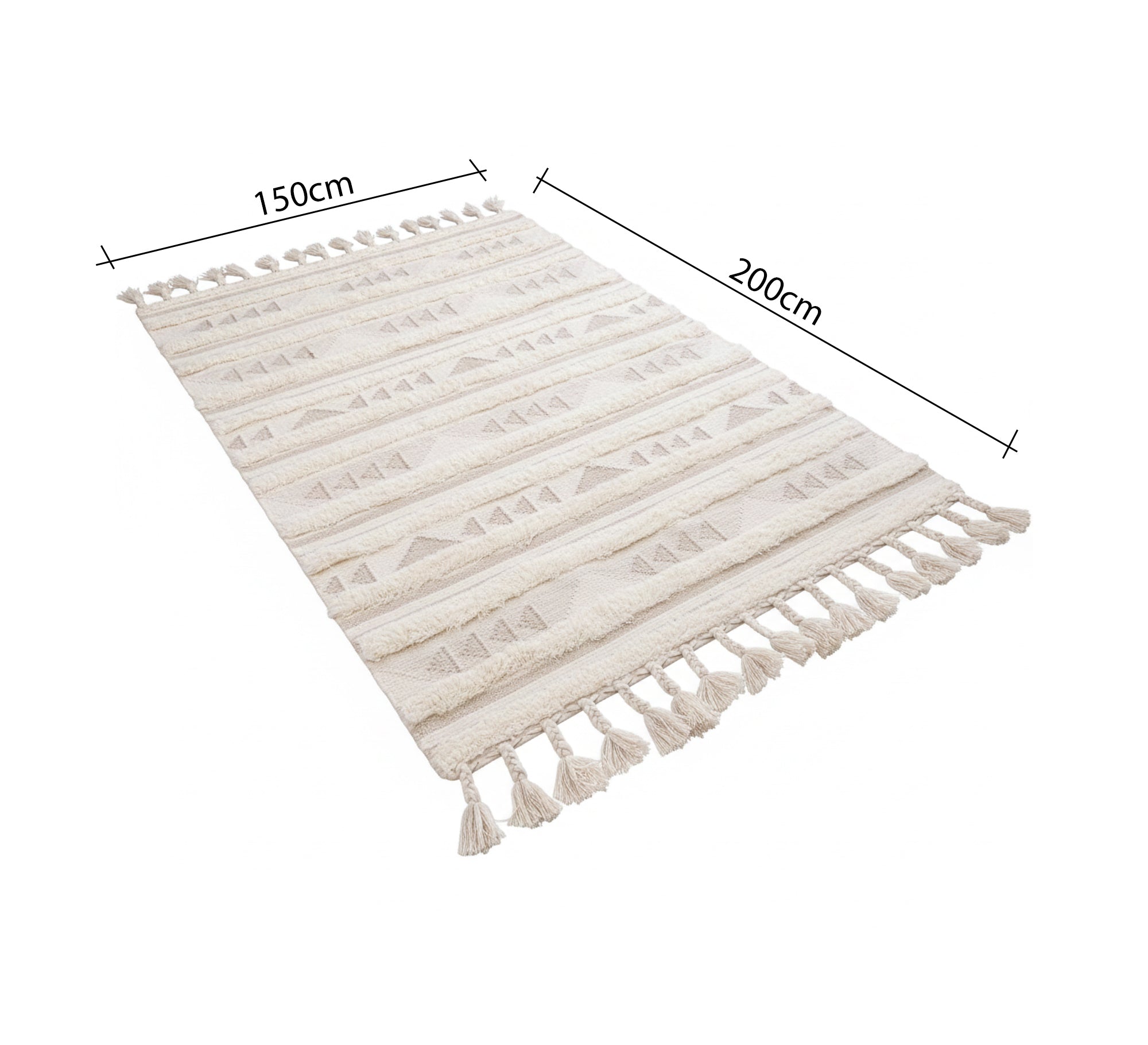 A rug with a warm look and long fringes - Vitrine Furniture - Accessories
