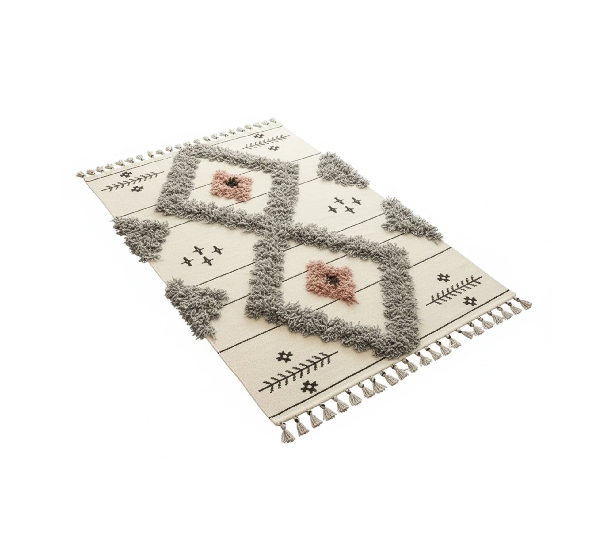A rug with a white background - Vitrine Furniture - Accessories
