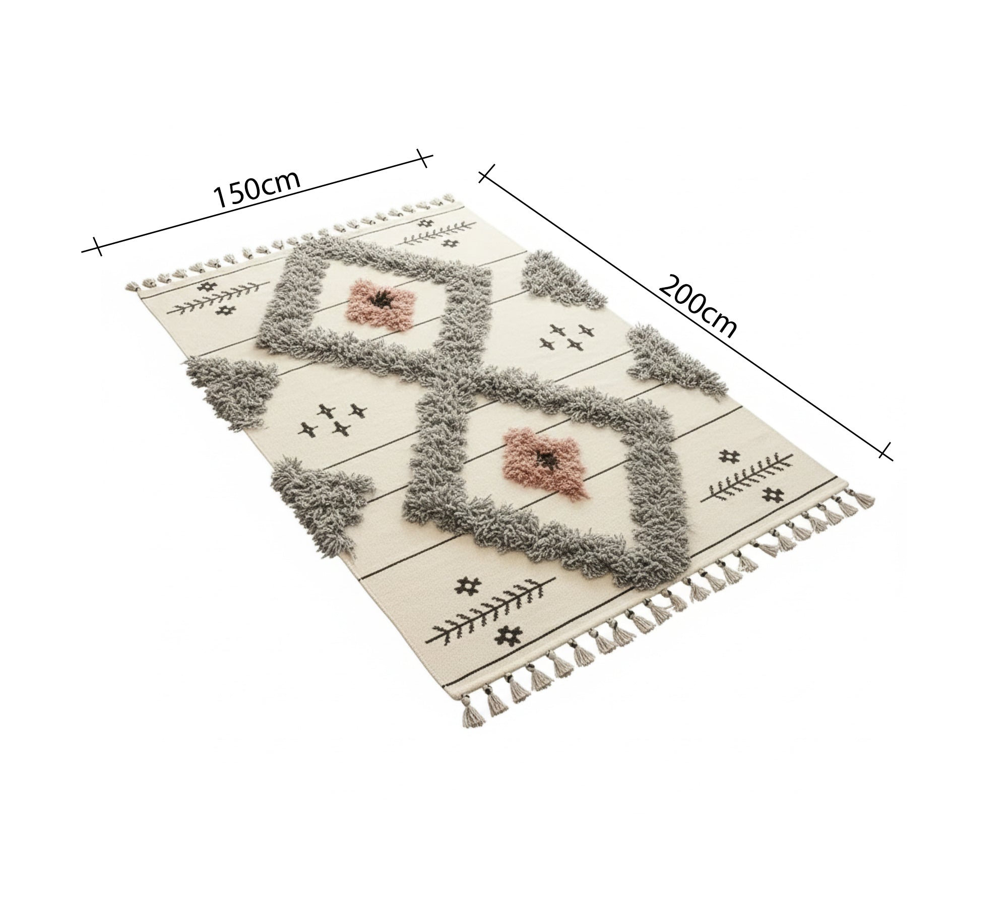 A rug with a white background - Vitrine Furniture - Accessories