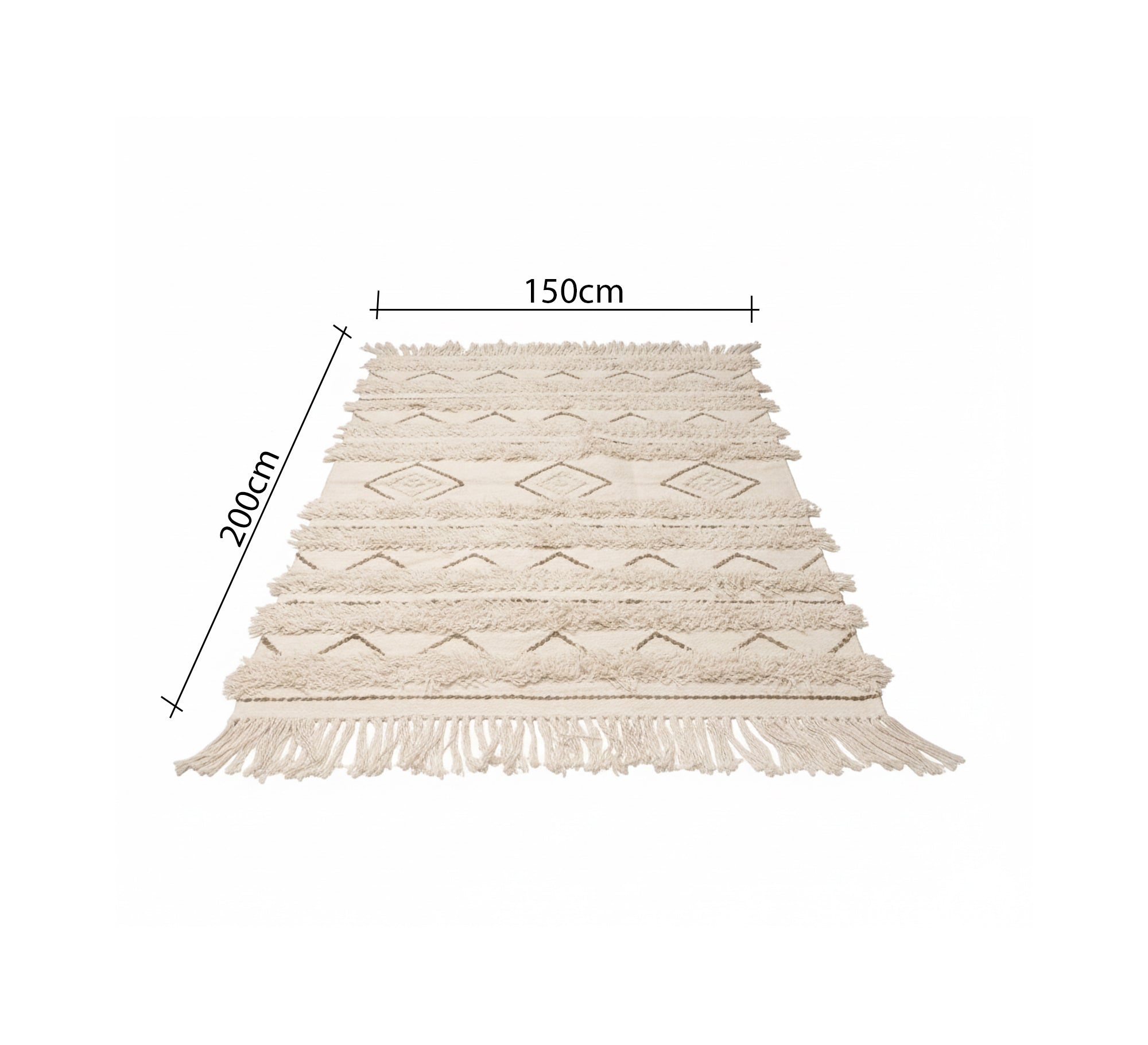 A rug with dense fringes - Vitrine Furniture - Accessories