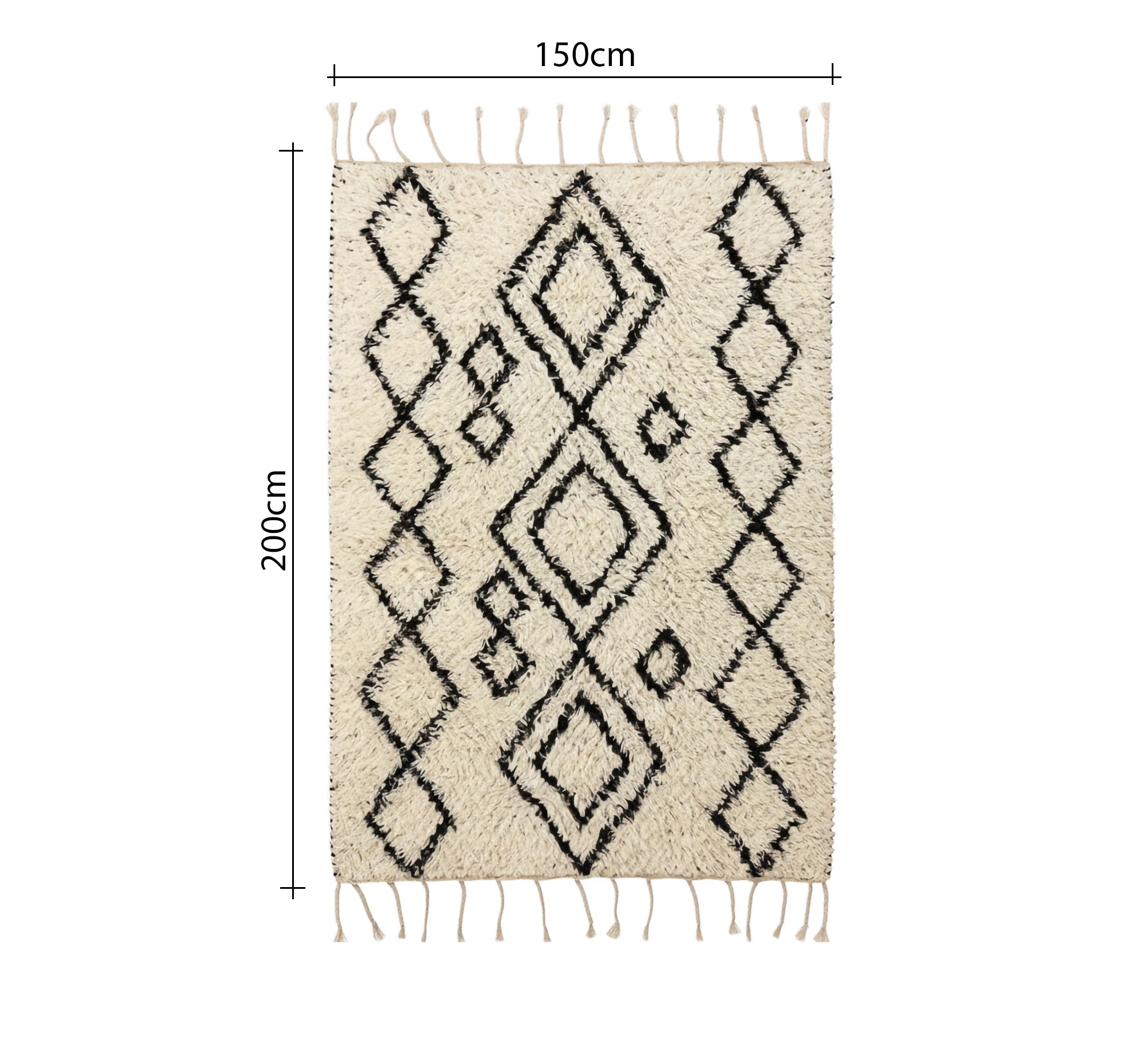 A rug with diamond - patterned designs - Vitrine Furniture - Accessories