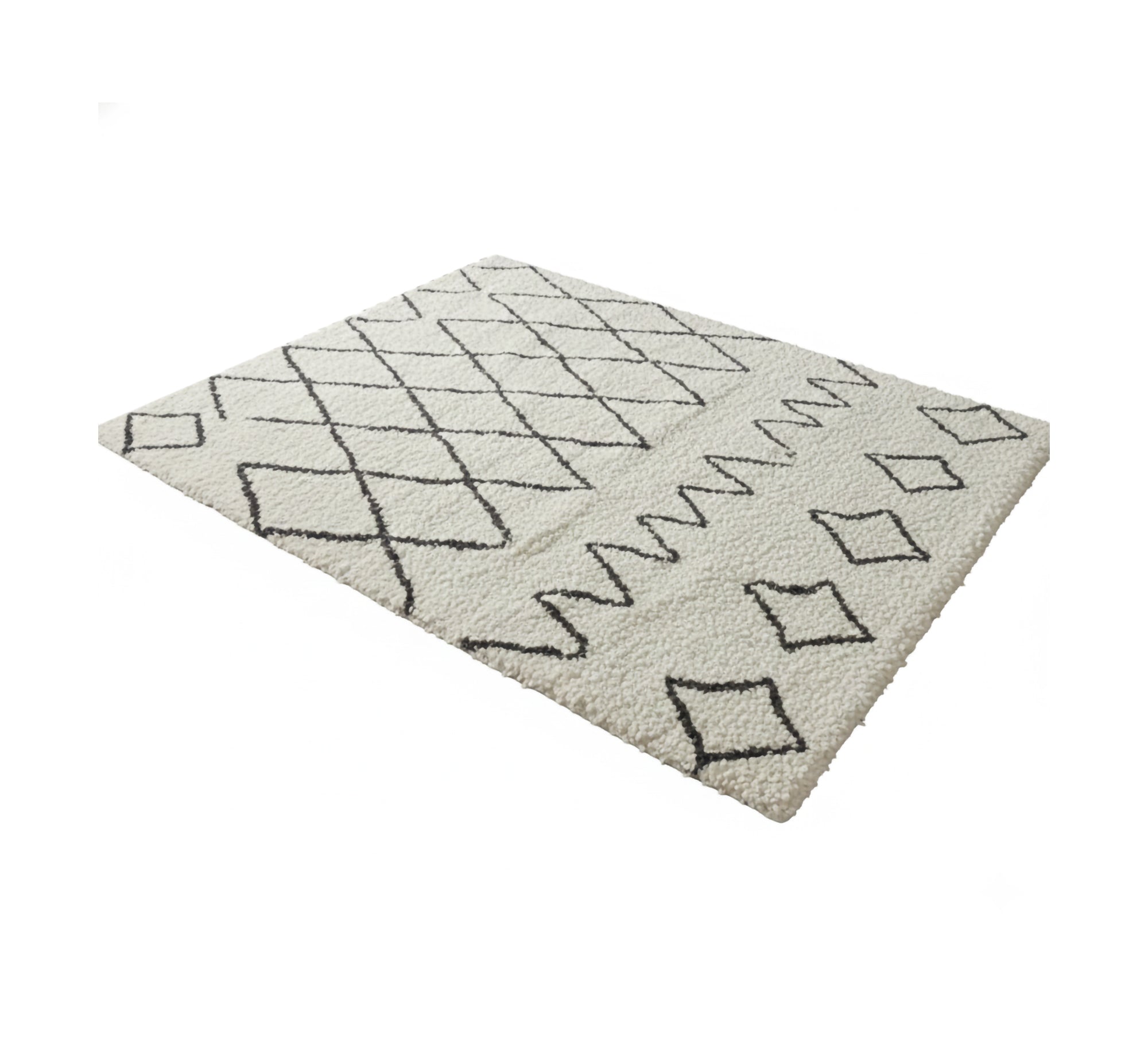 A rug with scattered checkered patterns - Vitrine Furniture - Accessories