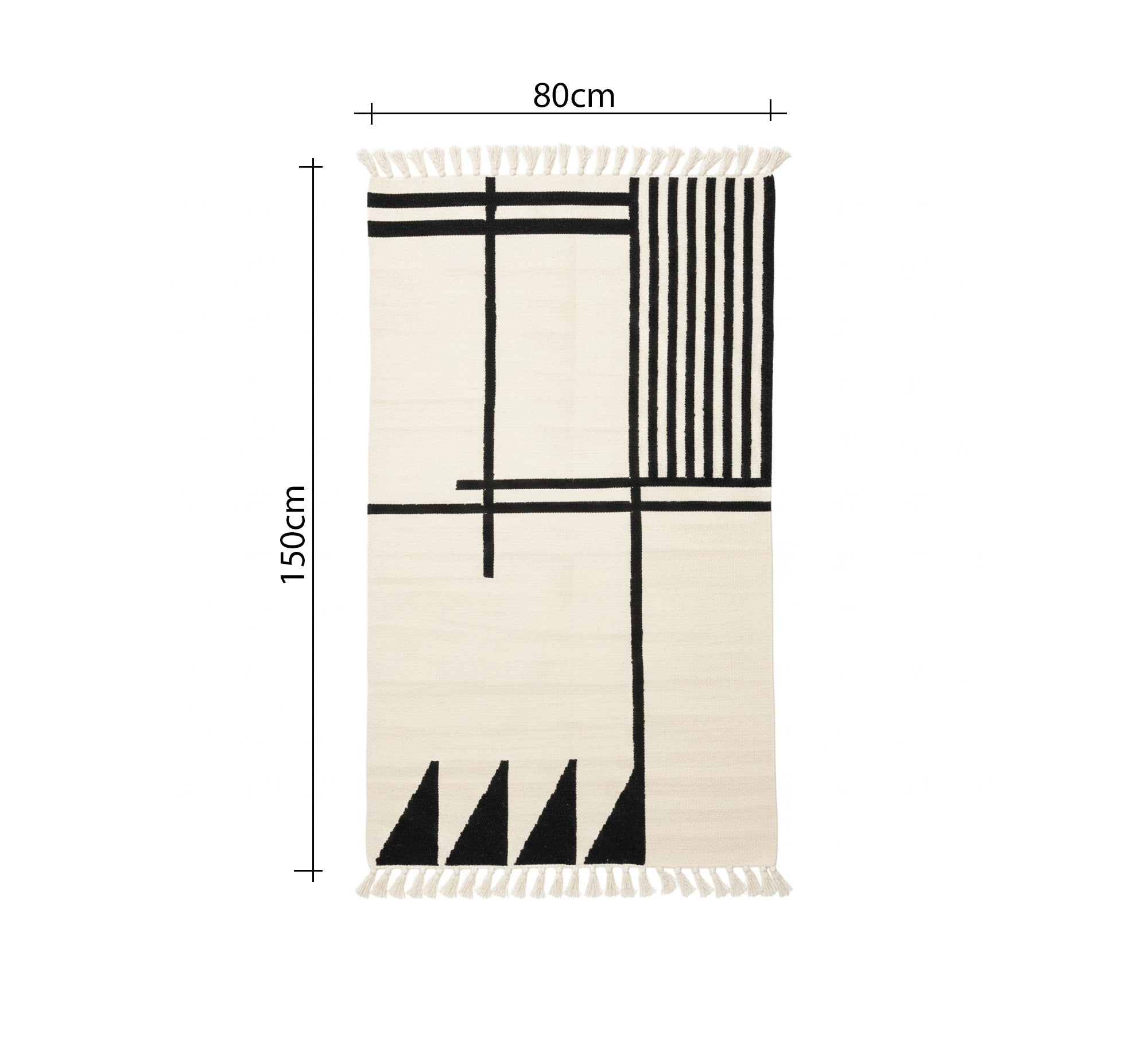 A rug with thick and thin stripes - Vitrine Furniture - Accessories