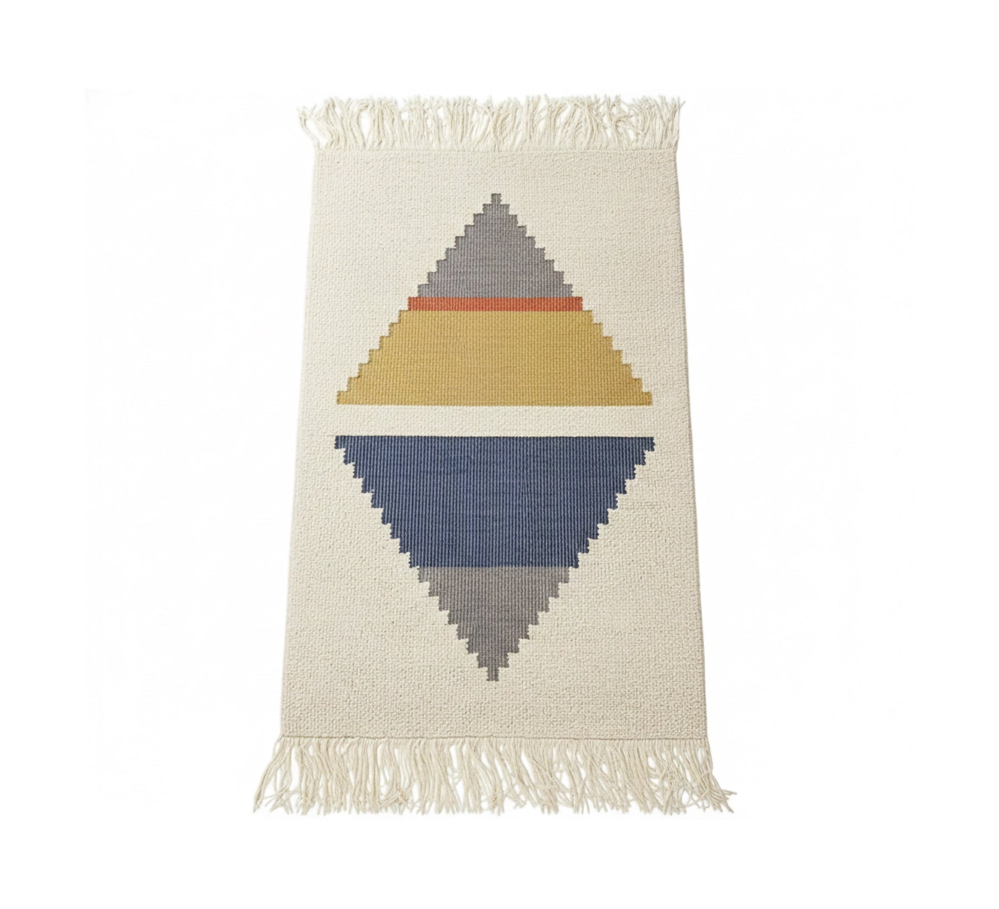 A rug woven with light threads and patterns - Vitrine Furniture - Accessories