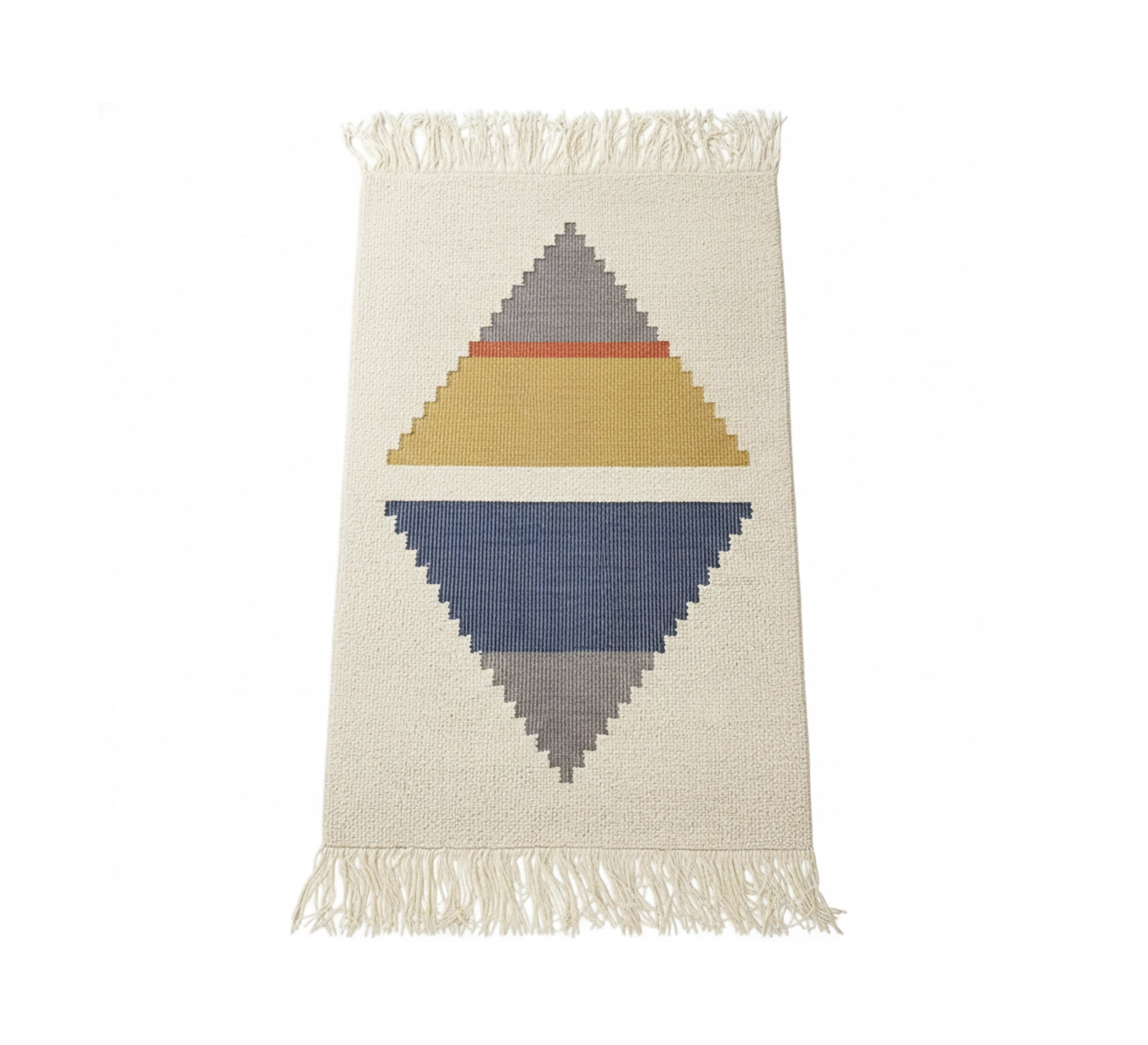 A rug woven with light threads and patterns - Vitrine Furniture - Accessories