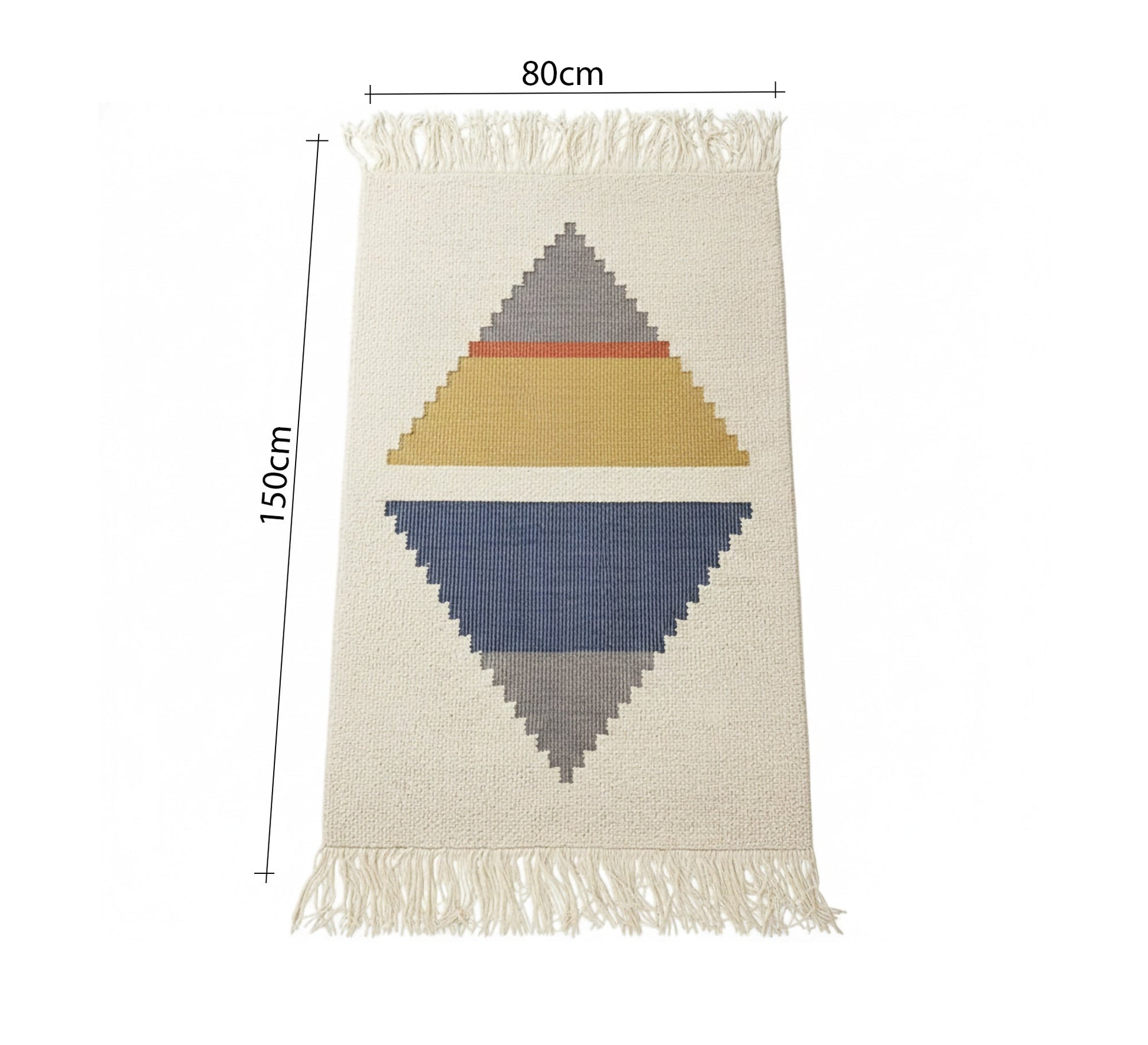 A rug woven with light threads and patterns - Vitrine Furniture - Accessories