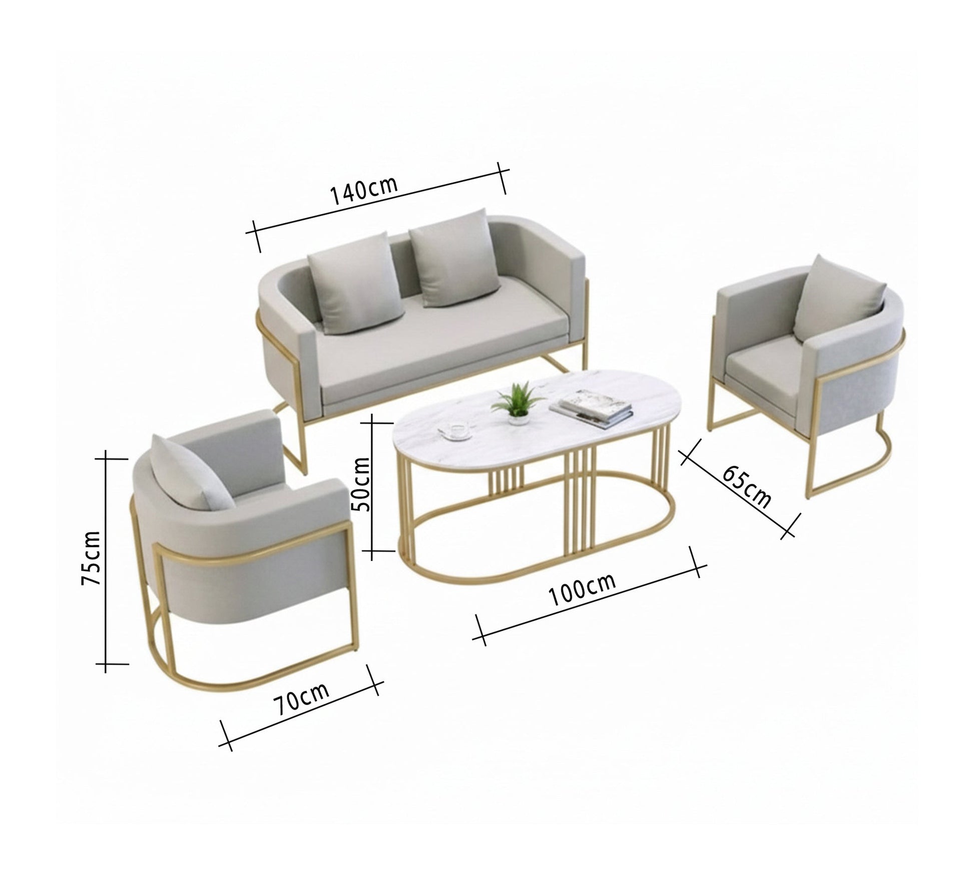 A seating set that gives your home the prestige of a palace - Vitrine Furniture - Furniture