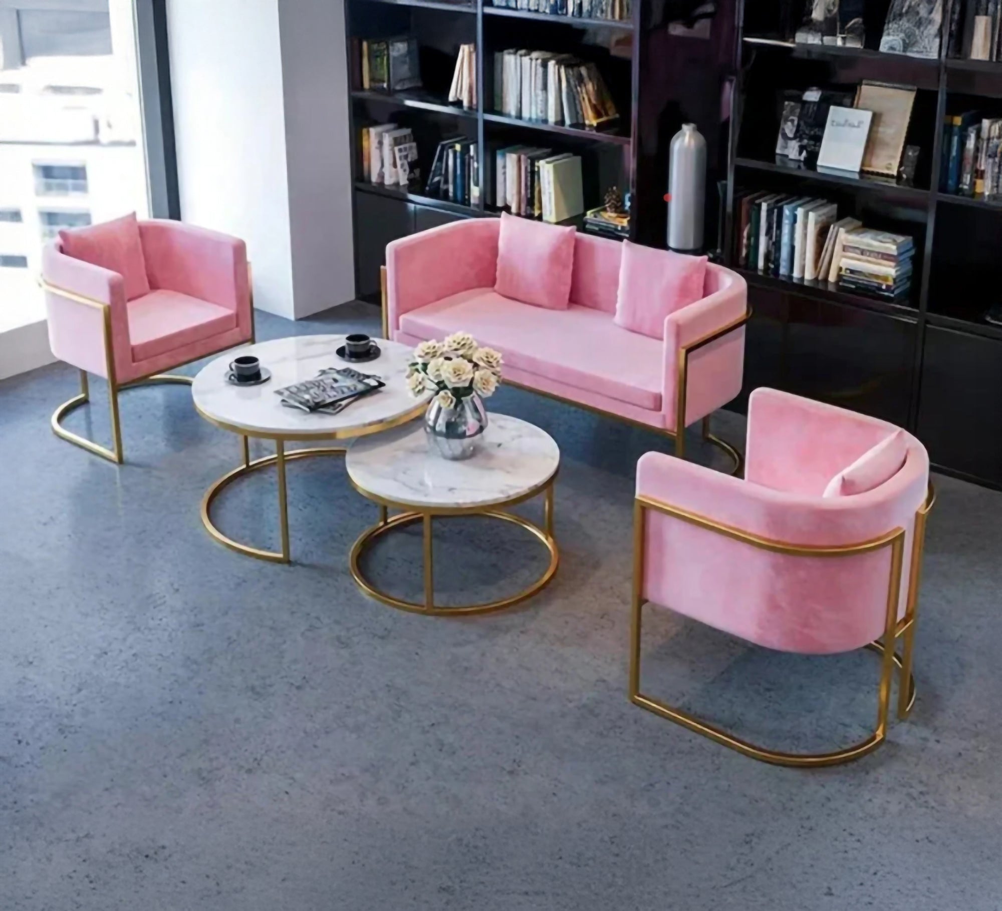 A seating set that will fill your home with pink charm - Vitrine Furniture - Furniture