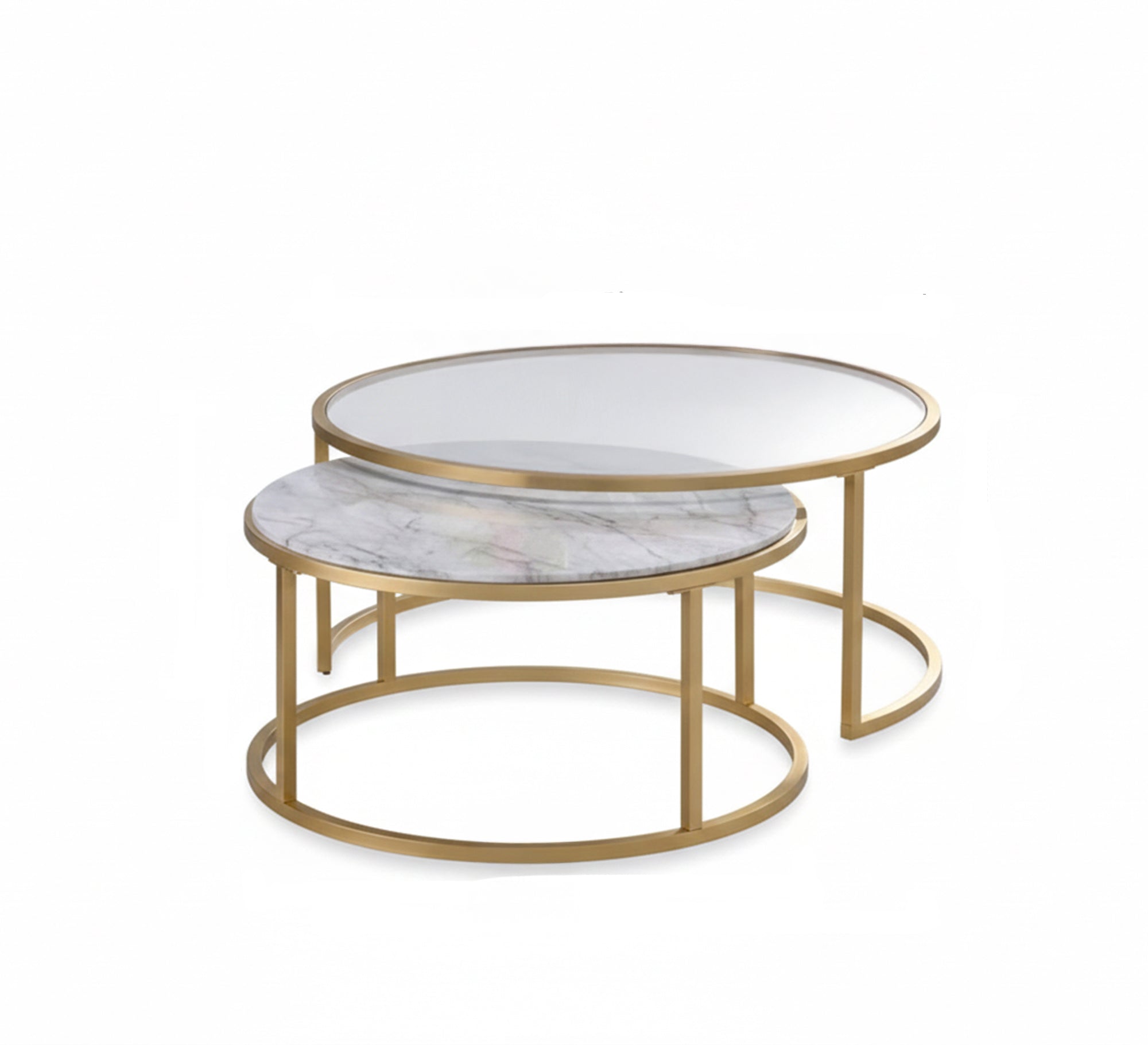 A set of interlocking round coffee tables - Vitrine Furniture - Furniture
