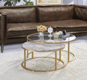 A set of interlocking round coffee tables - Vitrine Furniture - Furniture