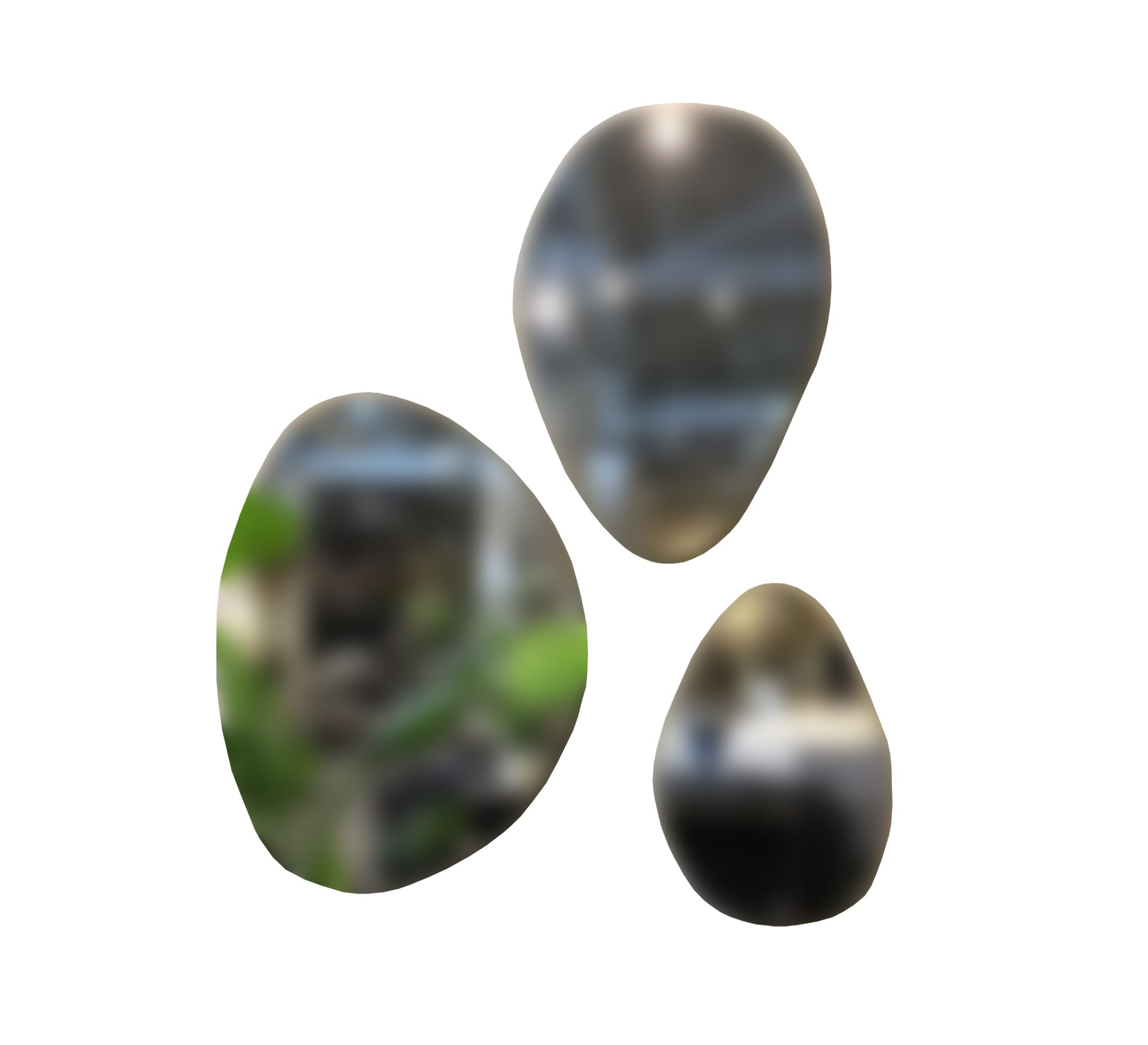 A set of mirrors in various shapes and sizes - Vitrine Furniture - Décor