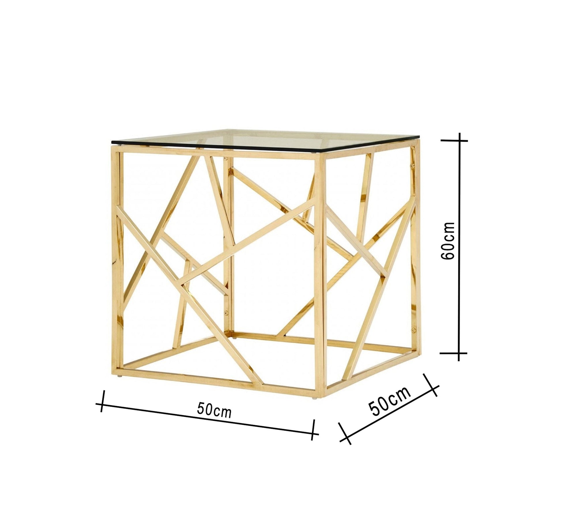 A set of tables in gold with a modern design - Vitrine Furniture - Furniture