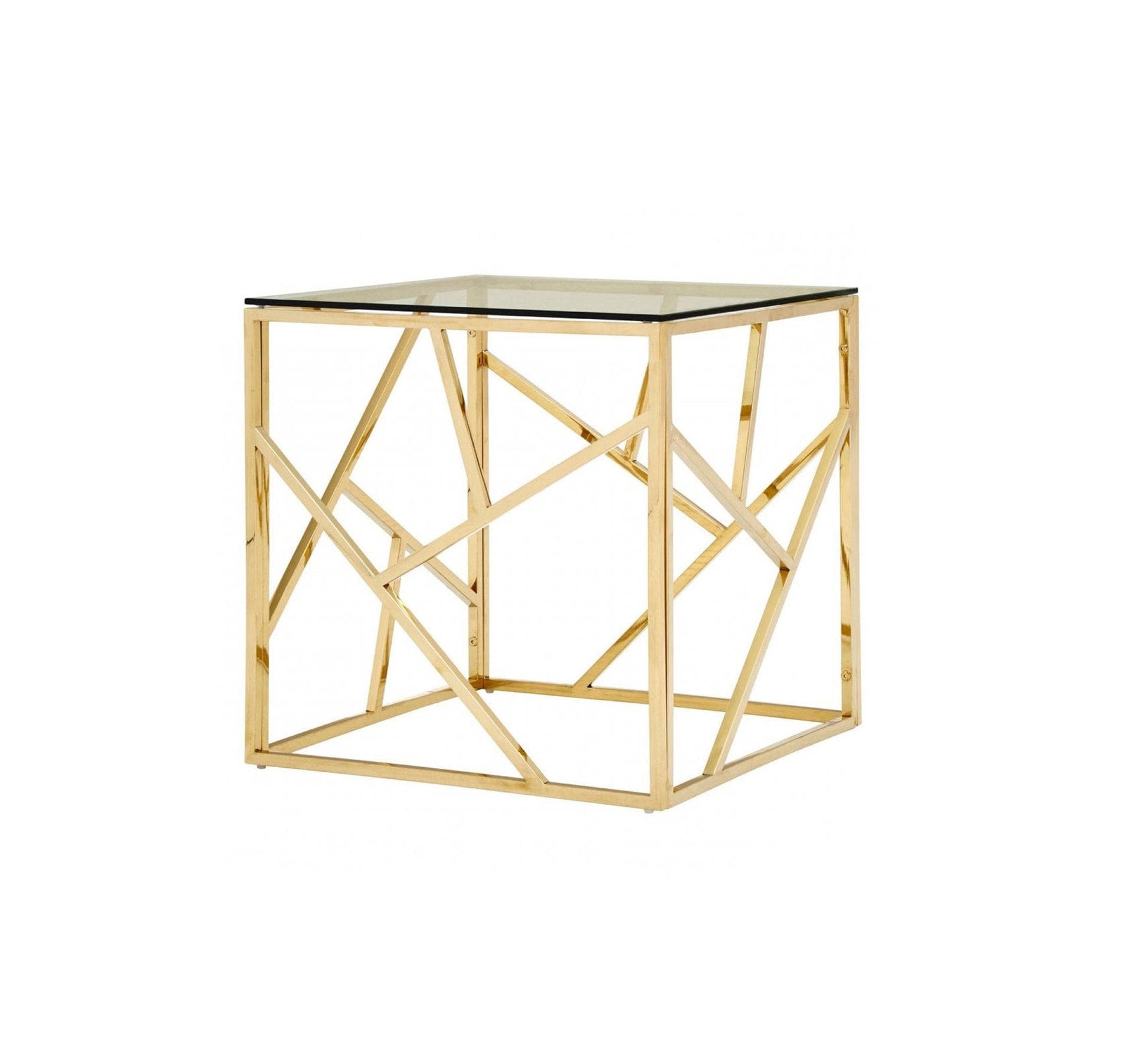 A set of tables in gold with a modern design - Vitrine Furniture - Furniture
