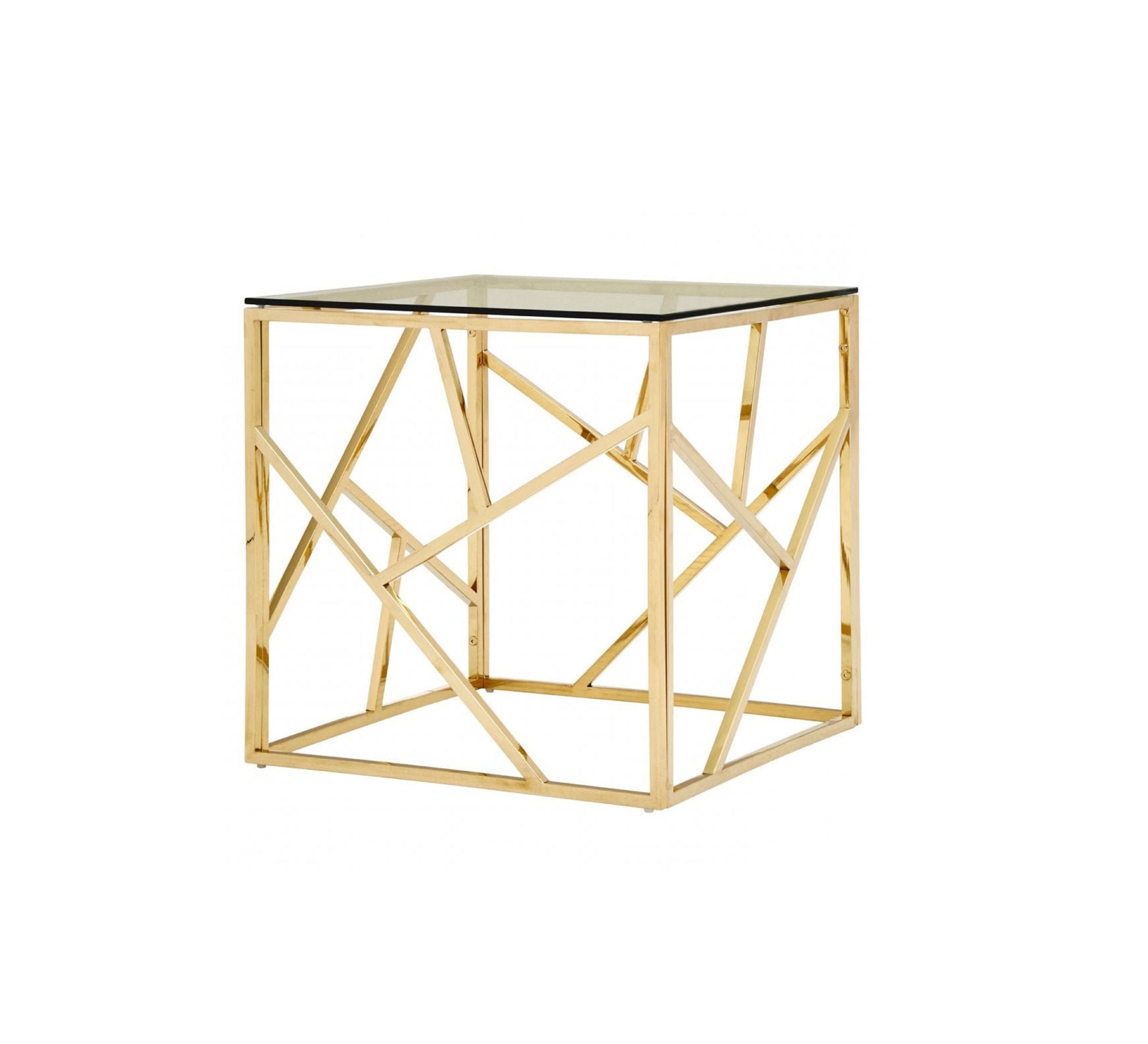 A set of tables in gold with a modern design - Vitrine Furniture - Furniture