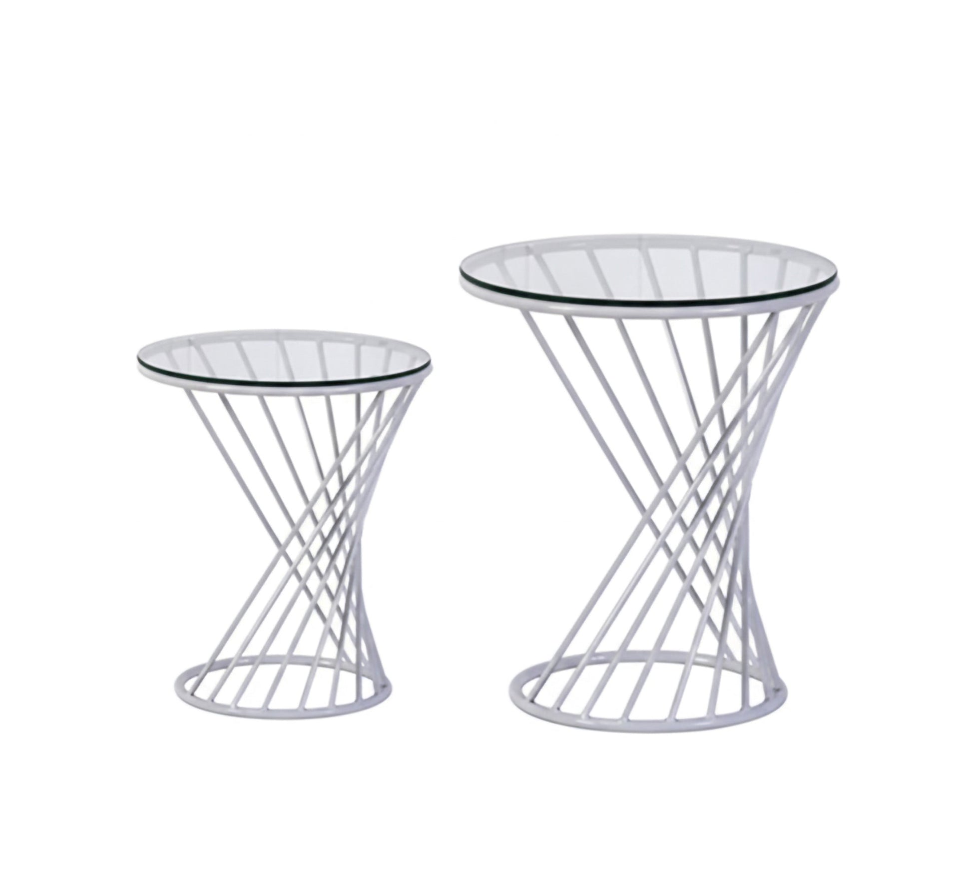 A set of tables that sparkle with glass - Vitrine Furniture - Furniture