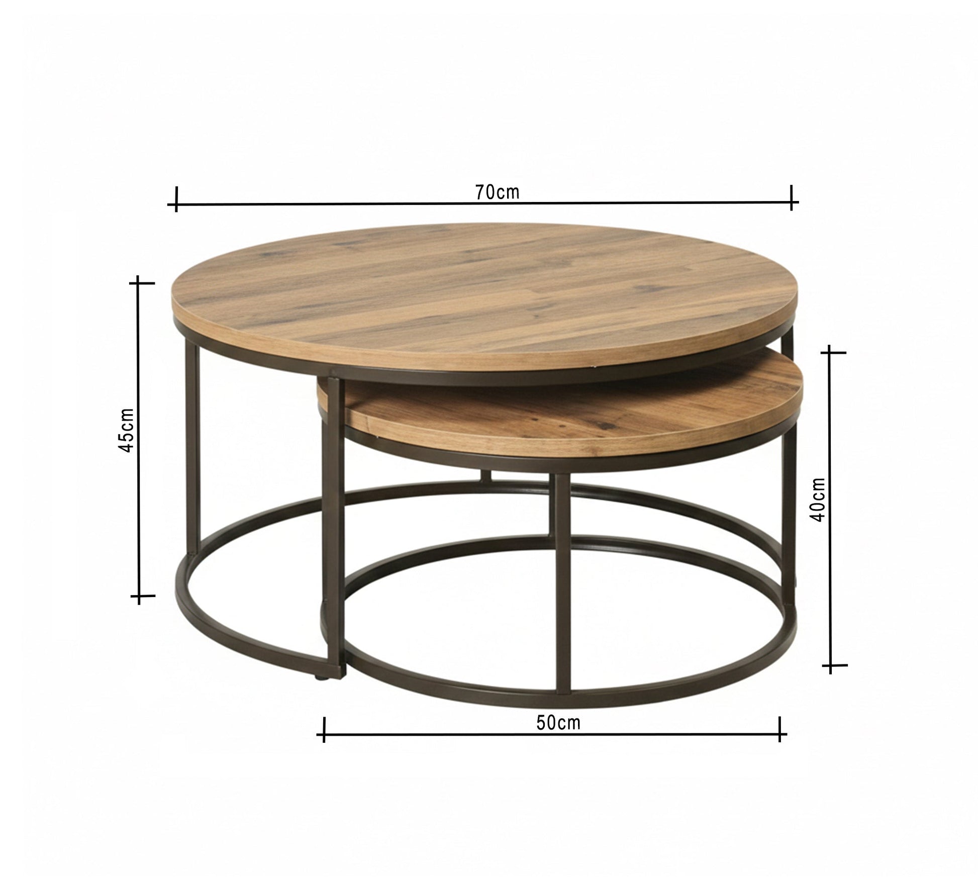 A set of tables with a distinctive rustic design - Vitrine Furniture - Furniture