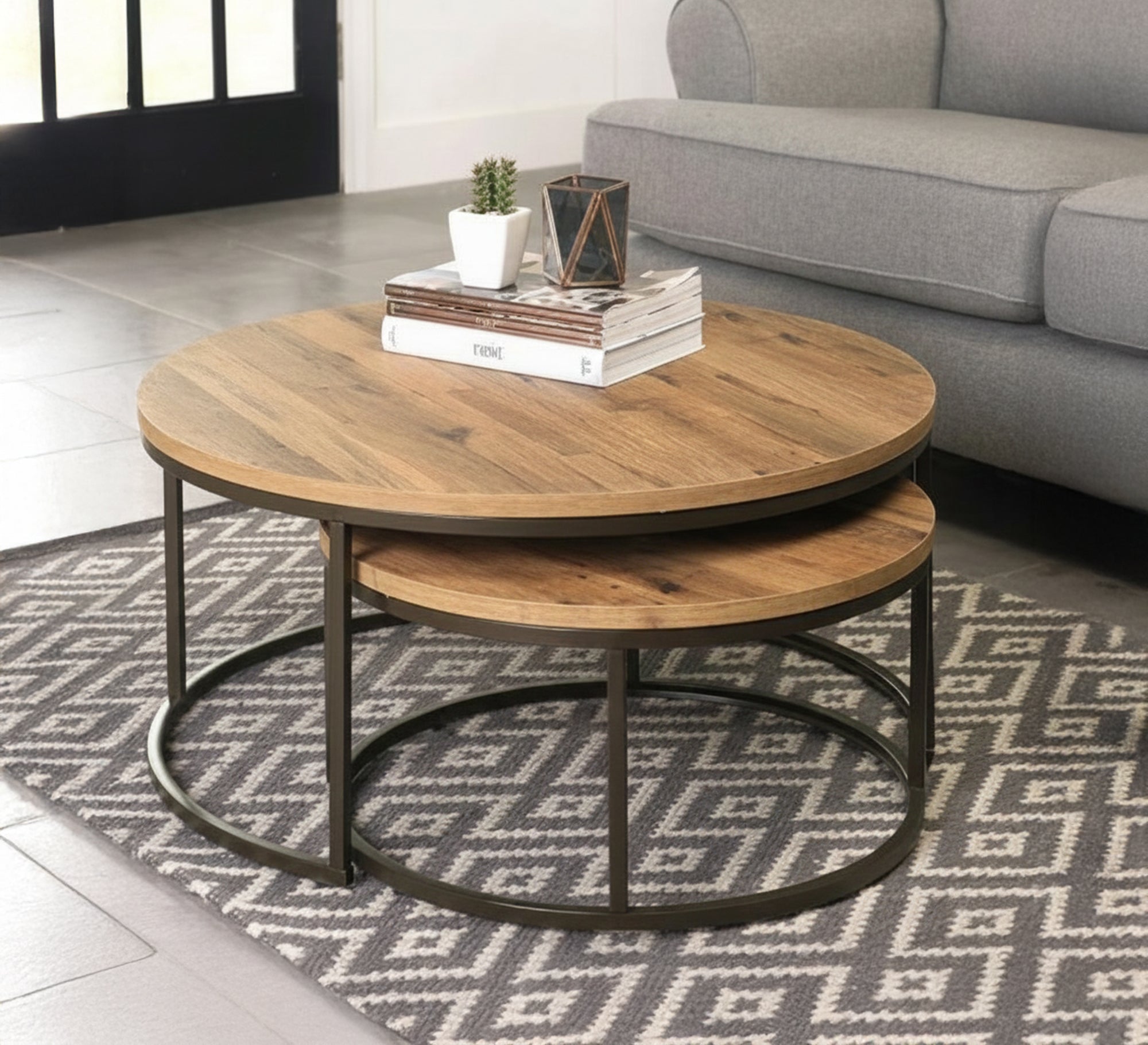 A set of tables with a distinctive rustic design - Vitrine Furniture - Furniture