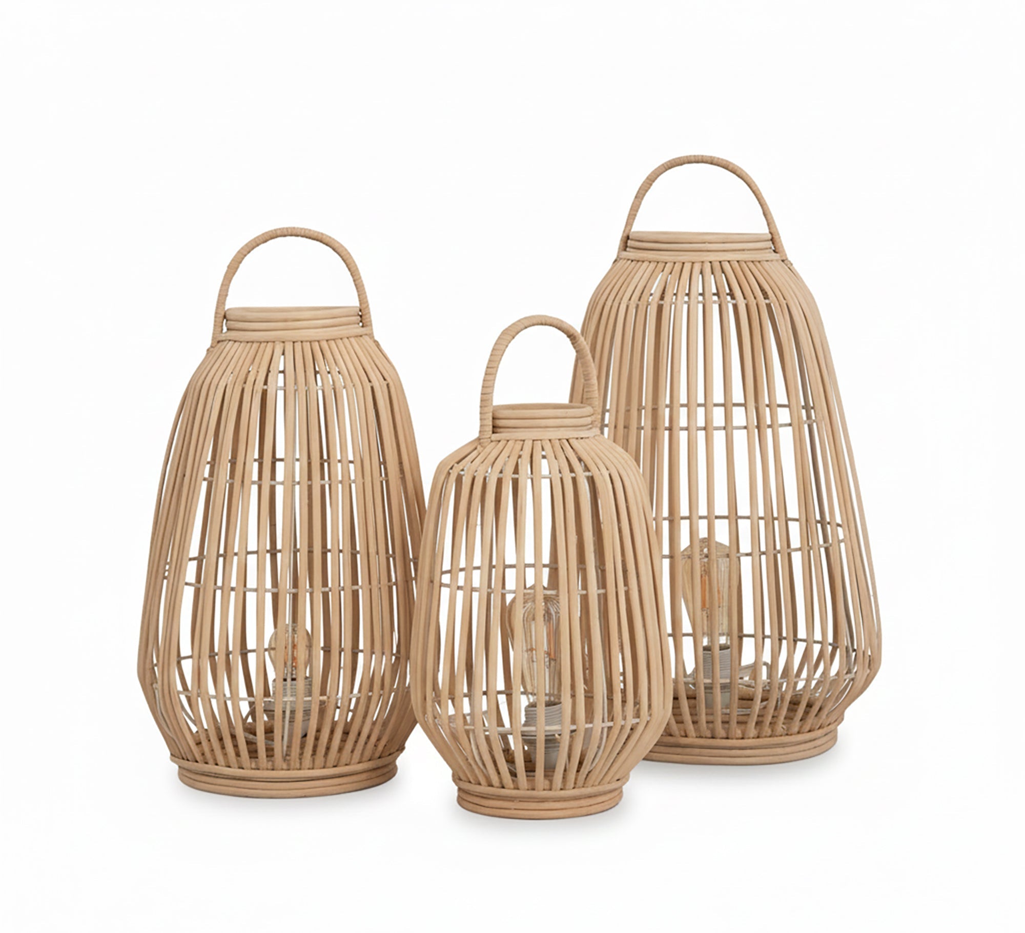A set of three lanterns for a modern Ramadan atmosphere - Vitrine Furniture - Floor lamps