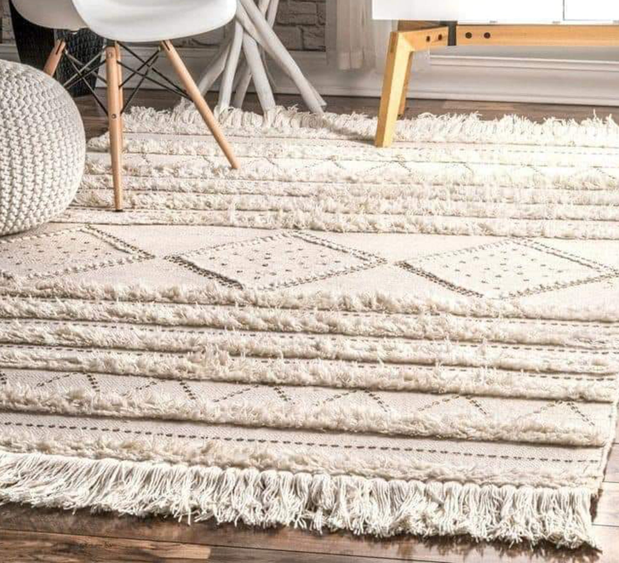 A shag pile rug - Vitrine Furniture - Accessories
