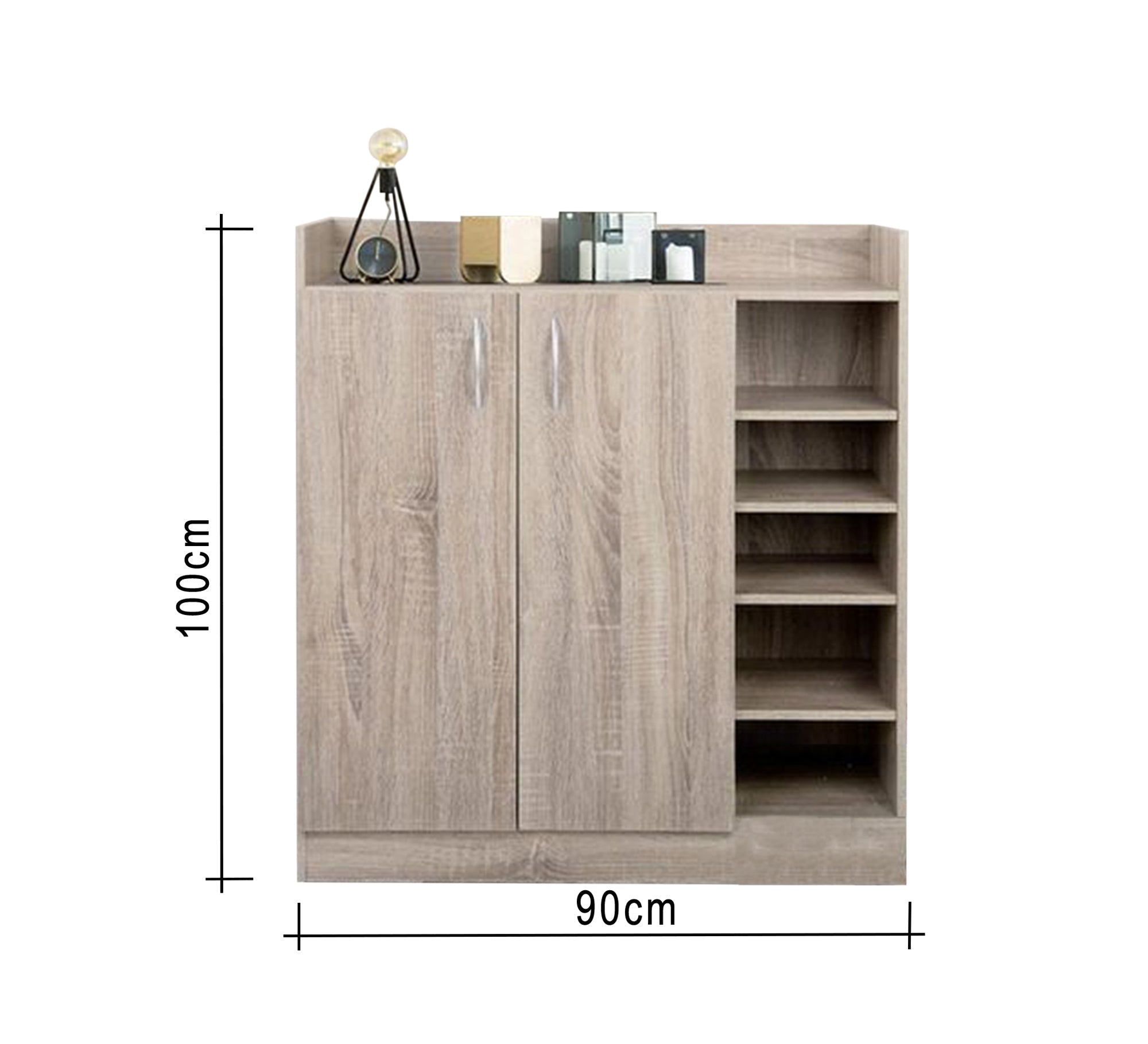 A Shoe rack with four open shelves attached - Vitrine Furniture - Furniture