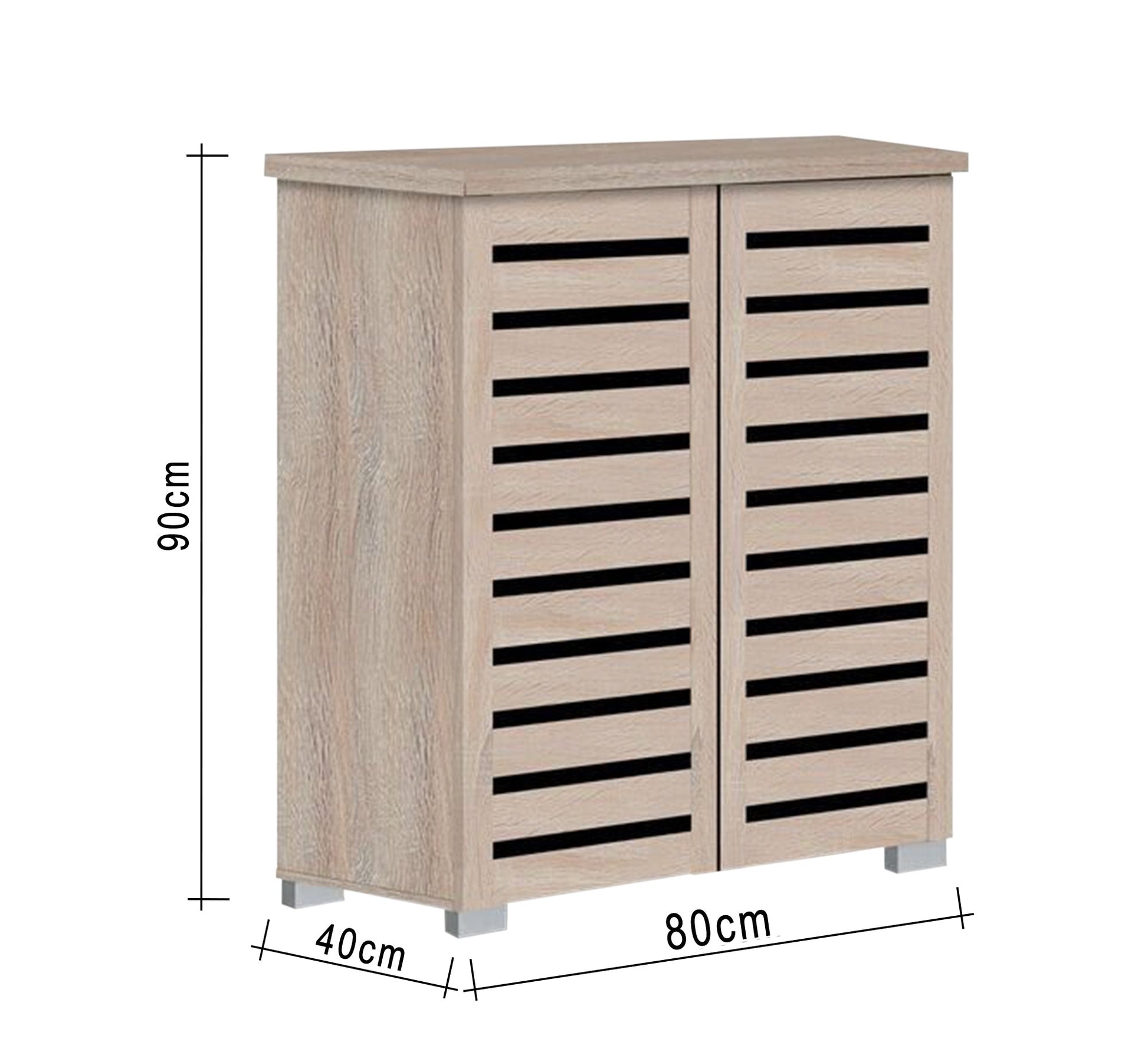 A shoe rack with two shutters leaf - Vitrine Furniture - Furniture
