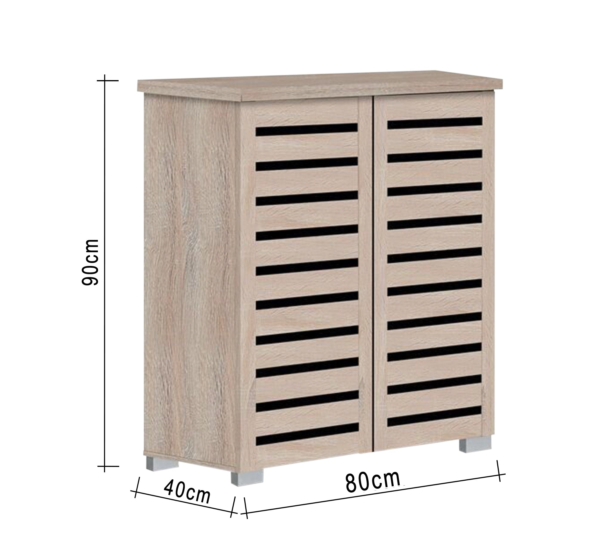 A shoe rack with two shutters leaf - Vitrine Furniture - Furniture