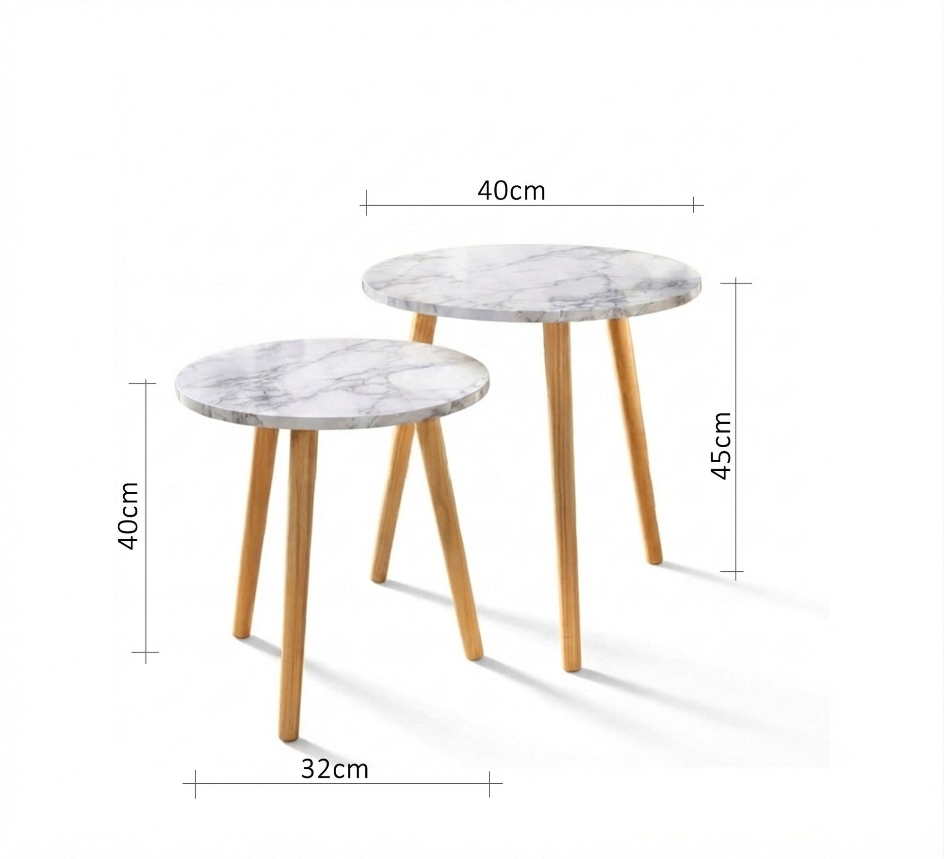 A side table set that combines luxury and practicality - Vitrine Furniture - Side Tables
