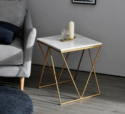 A side table with geometric elegance - Vitrine Furniture - Furniture