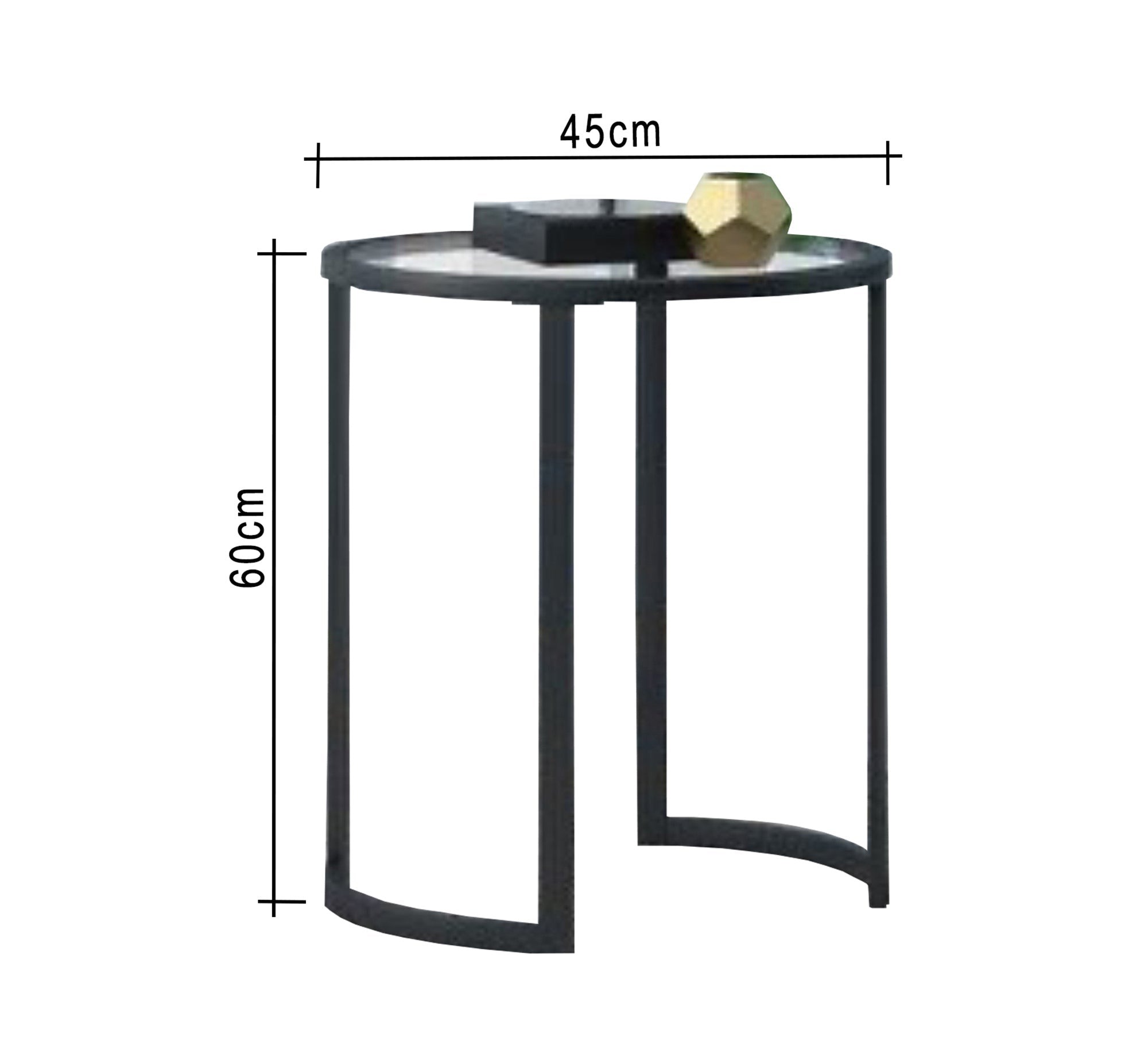 A simple circular coffee table - Vitrine Furniture - Furniture