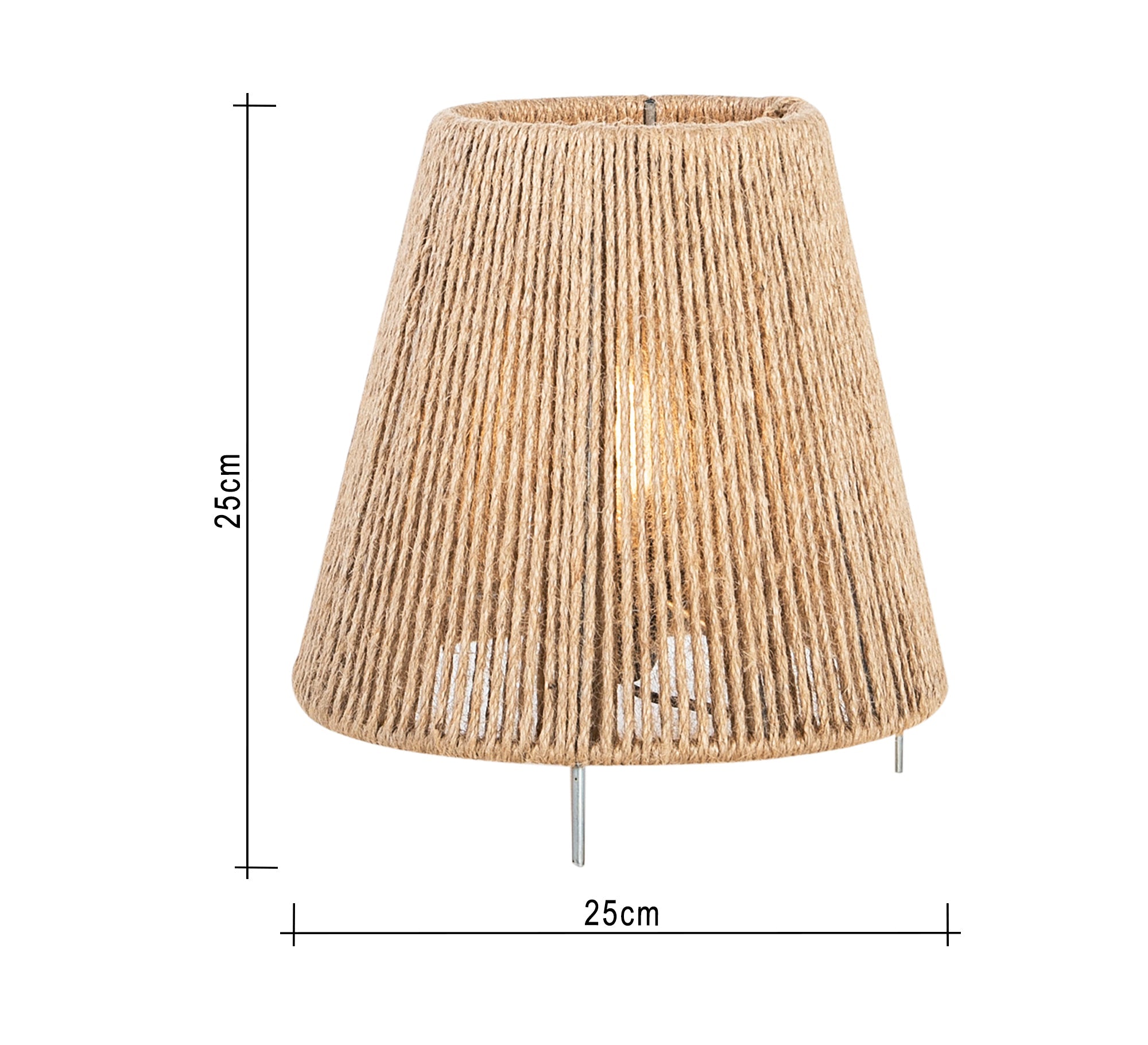 A simple table lamp with a conical twisted filament design. - Vitrine Furniture - Lighting