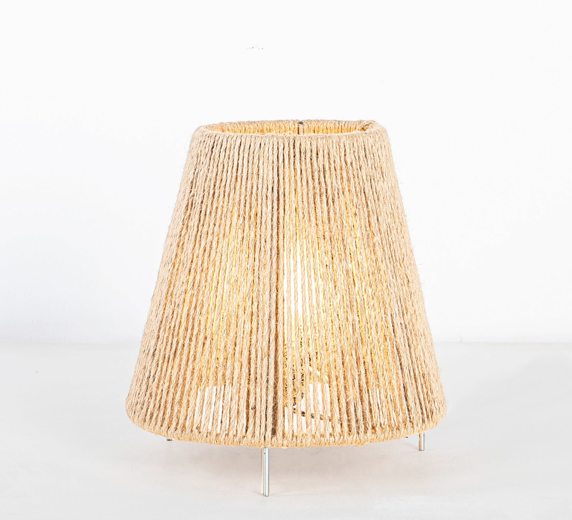A simple table lamp with a conical twisted filament design. - Vitrine Furniture - Lighting