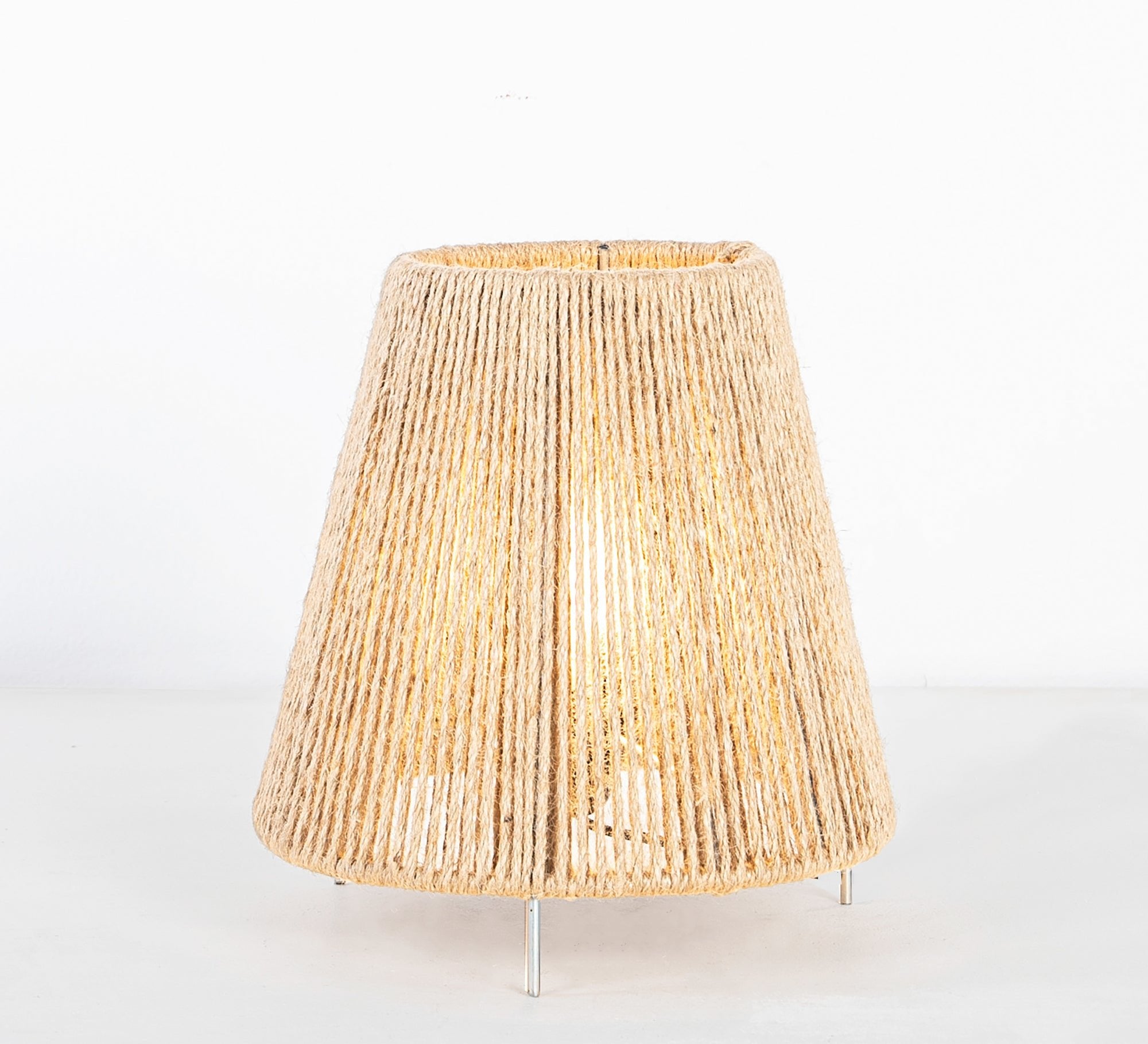 A simple table lamp with a conical twisted filament design. - Vitrine Furniture - Lighting