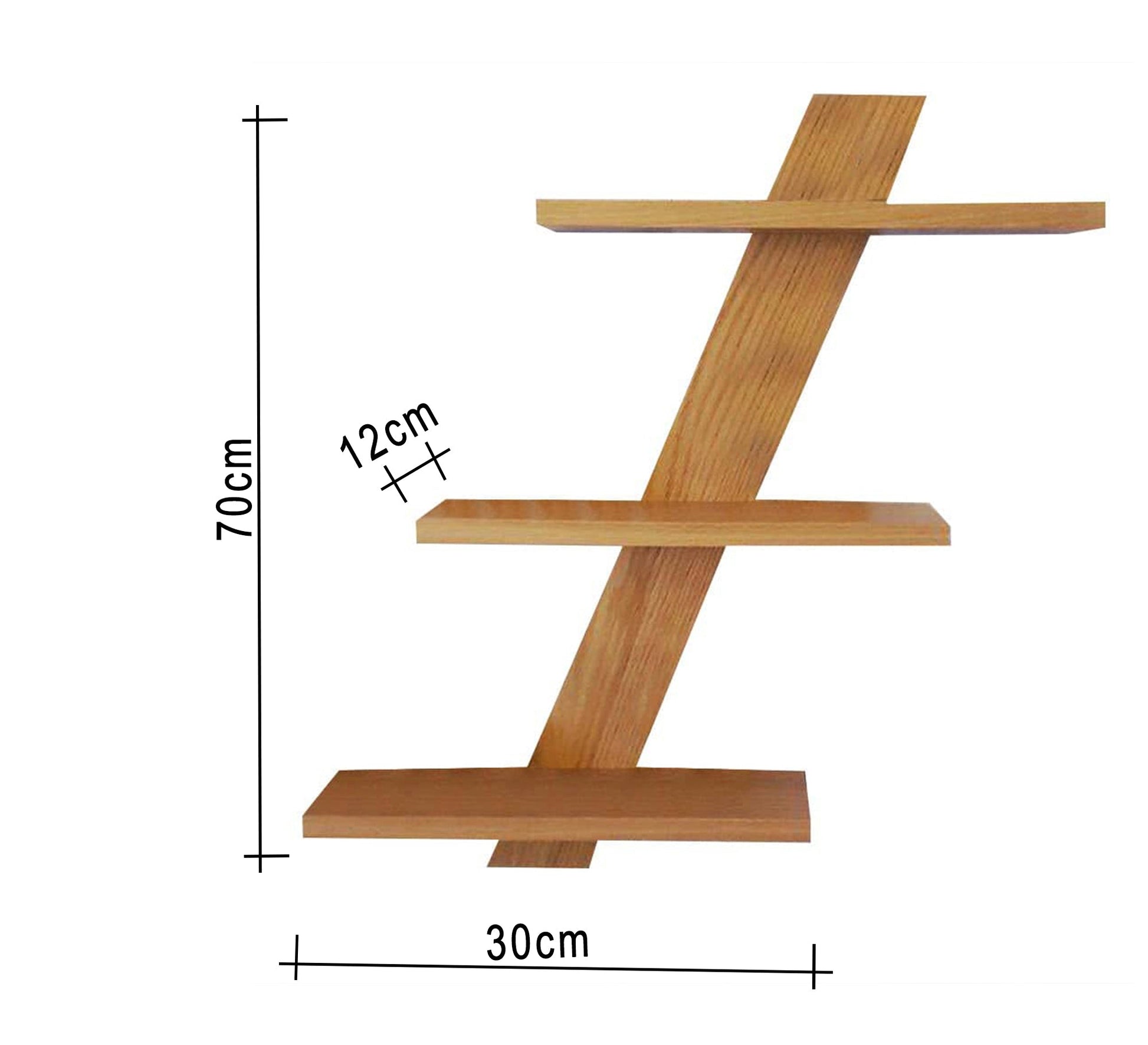 A slanted hanging shelf unit - Vitrine Furniture - Décor
