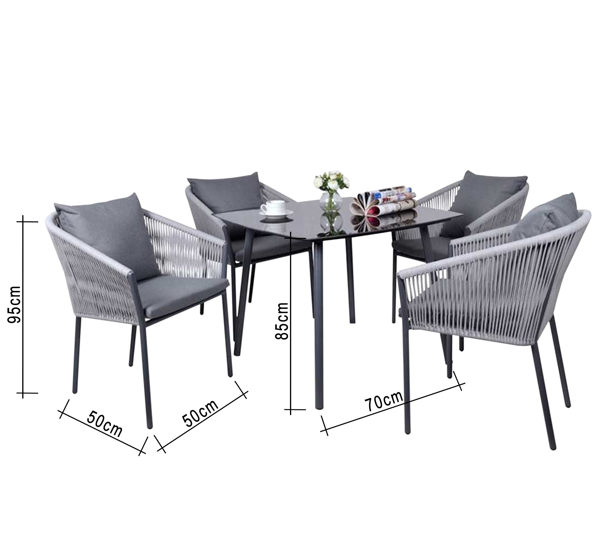 A small dining table for external spaces - Vitrine Furniture - Outdoor Products