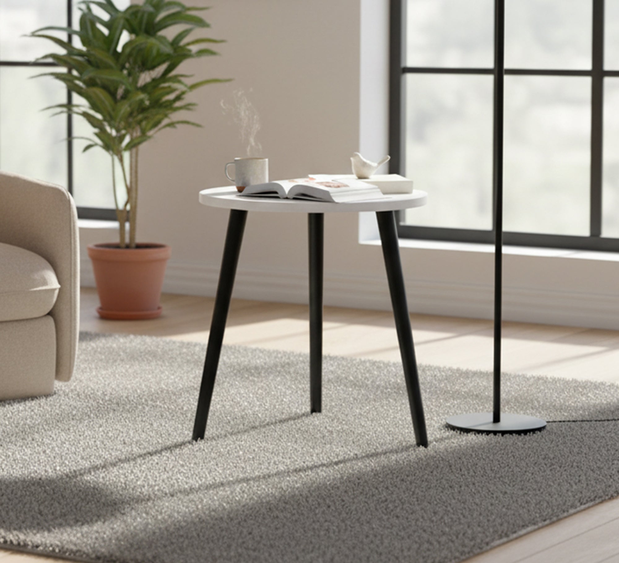 A small round table - Vitrine Furniture - Side Tables