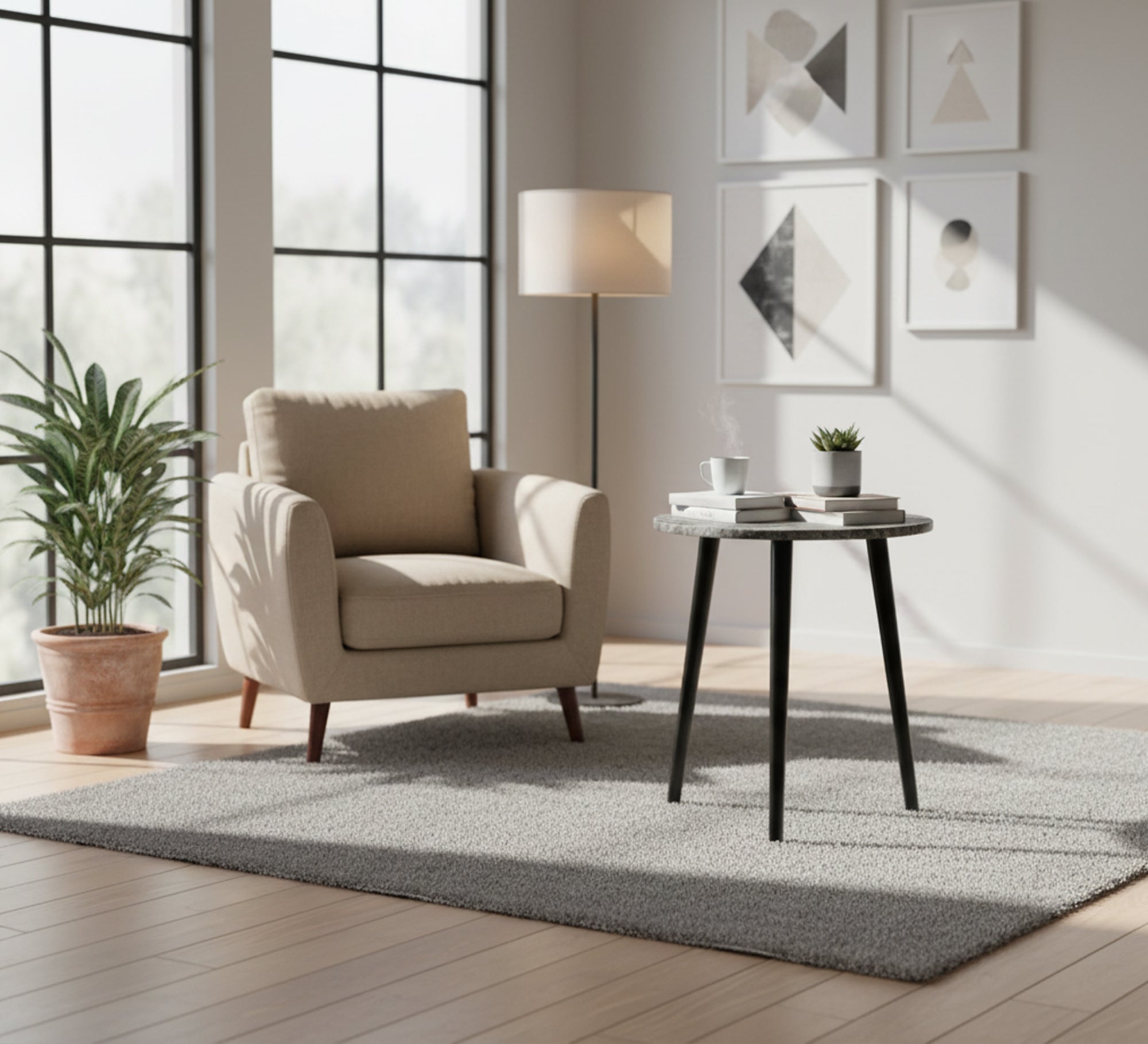 A small round table - Vitrine Furniture - Side Tables