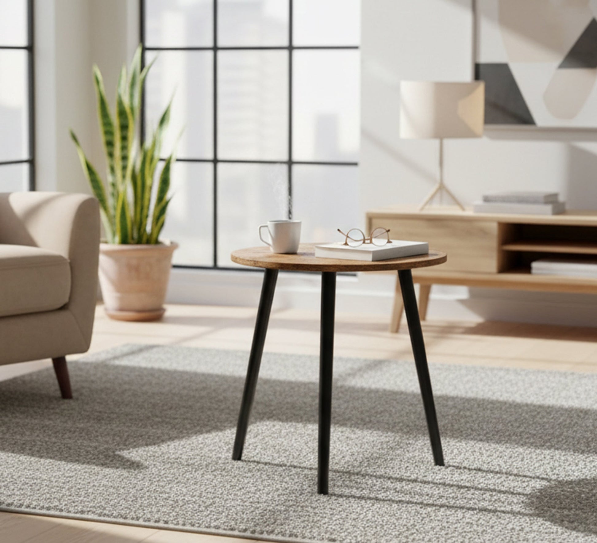 A small round table - Vitrine Furniture - Side Tables