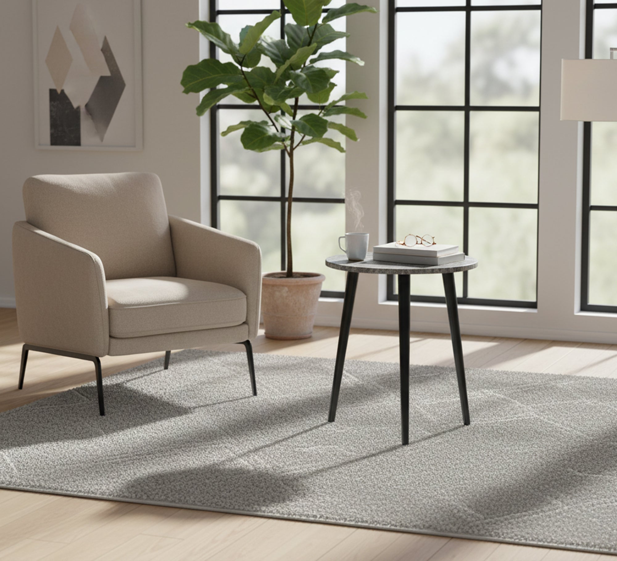 A small round table - Vitrine Furniture - Side Tables