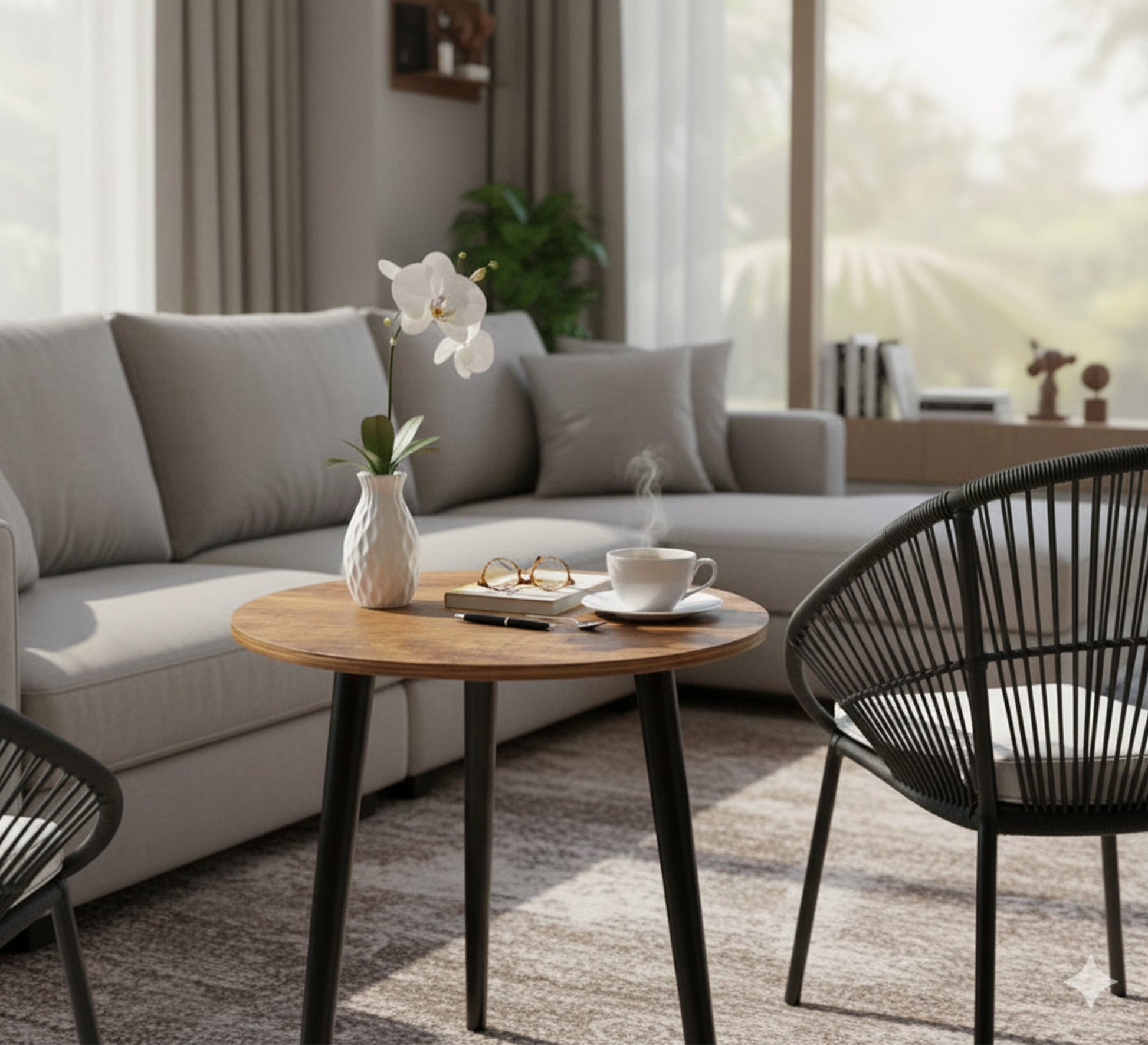 A small round table - Vitrine Furniture - Side Tables