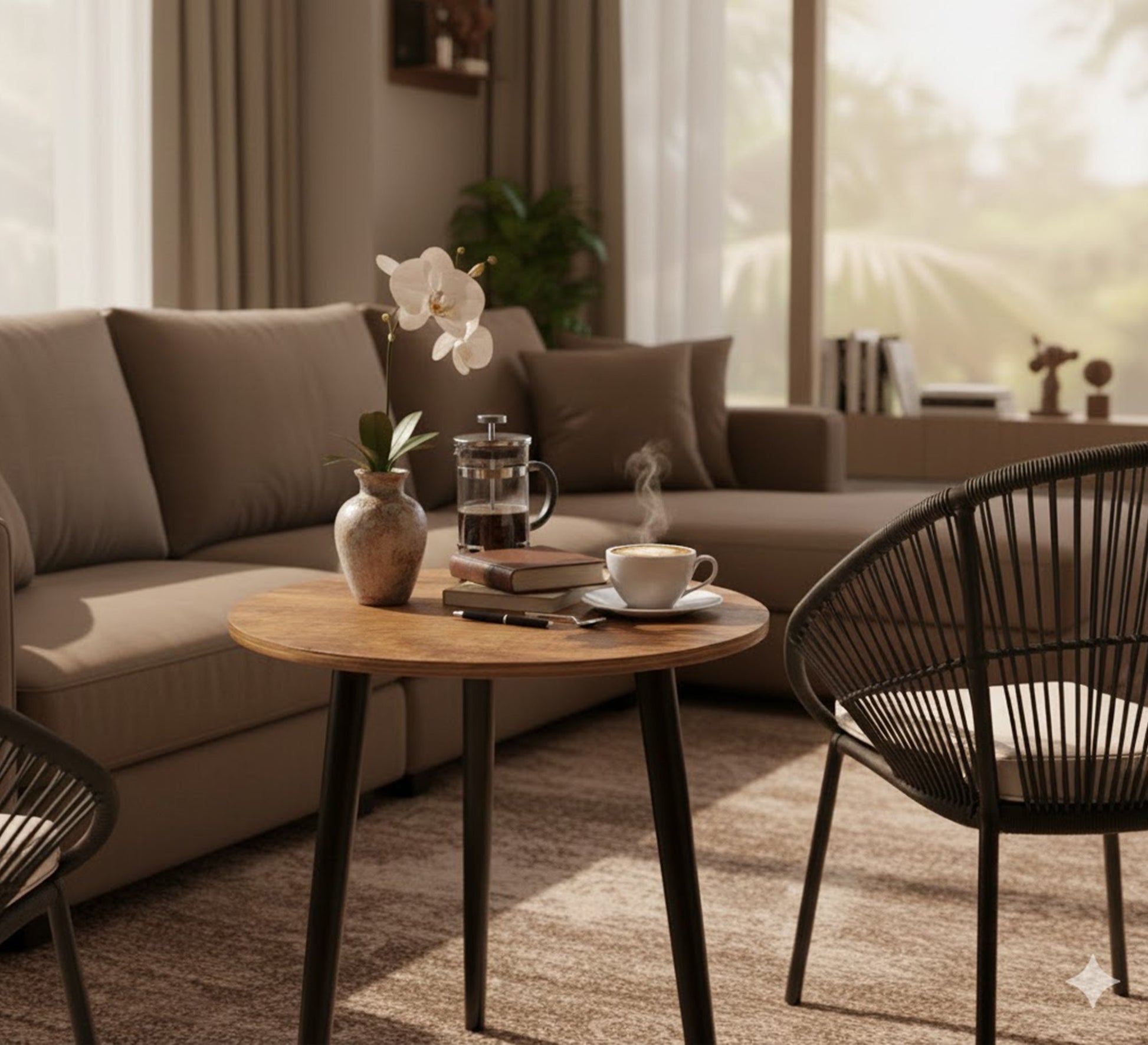 A small round table - Vitrine Furniture - Side Tables