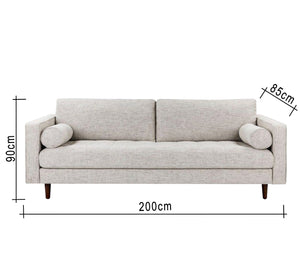 A sofa with a simple streamlined design - Vitrine Furniture - Living room Sofas