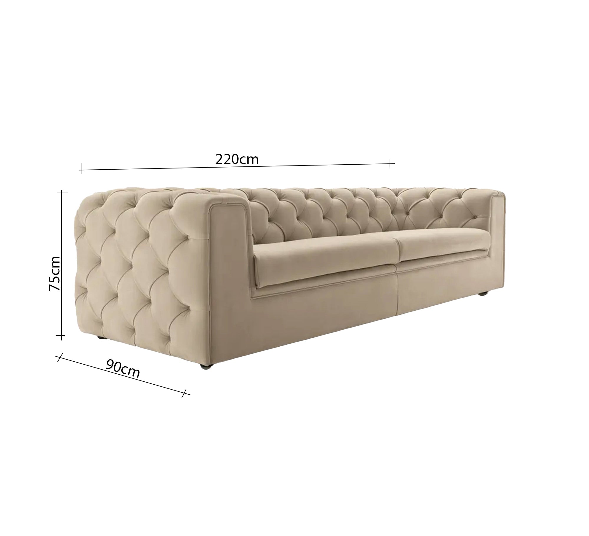 A sofa with an elaborate design on the back and armrests - Vitrine Furniture - Furniture