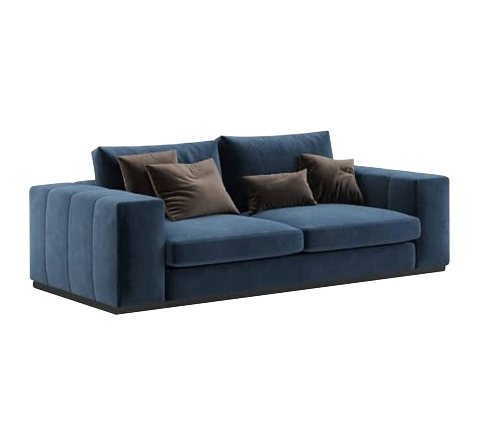 A sofa with recessed lines and armrests - Vitrine Furniture - Furniture